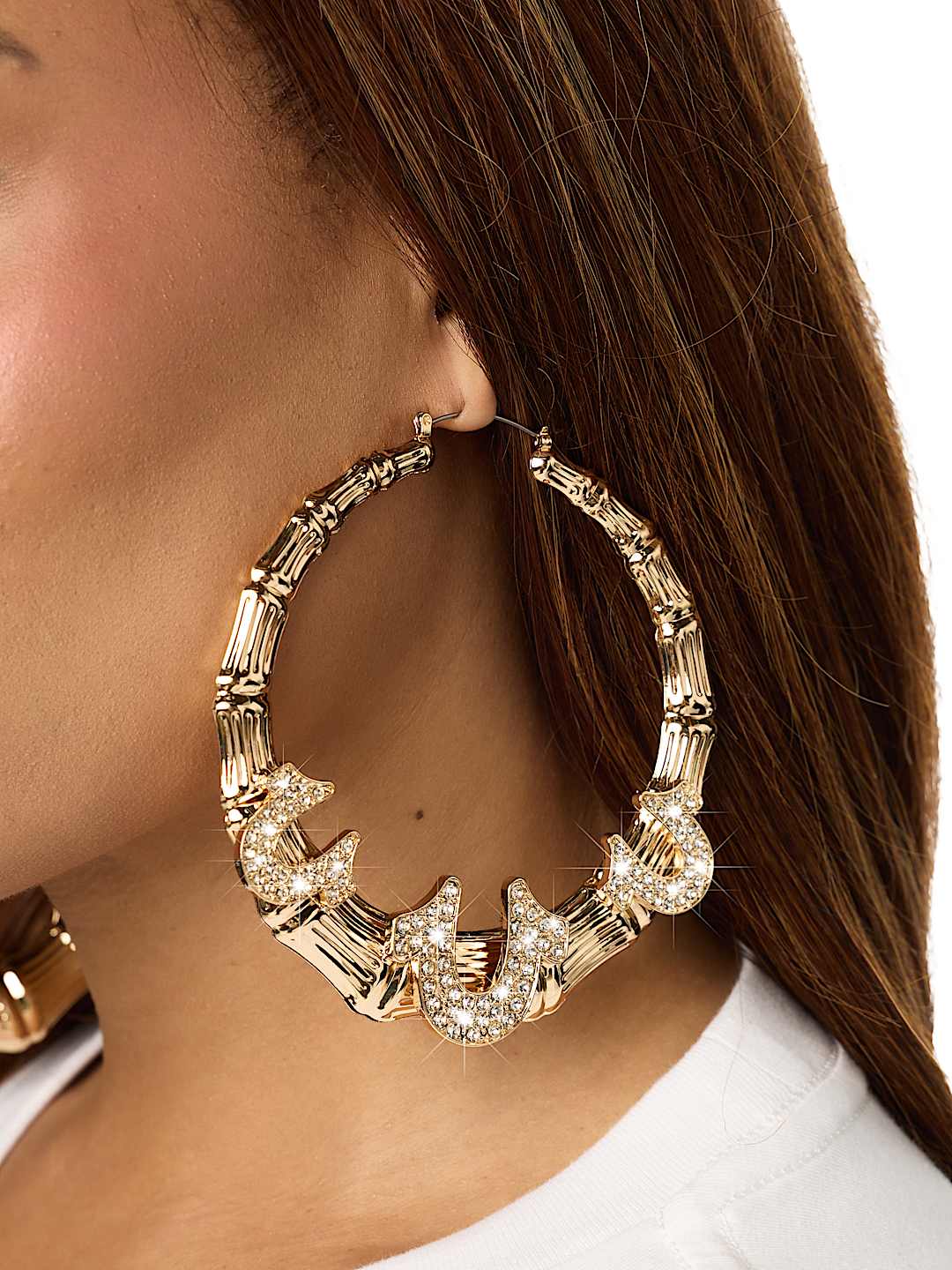 BAMBOO HORSESHOE HOOPS