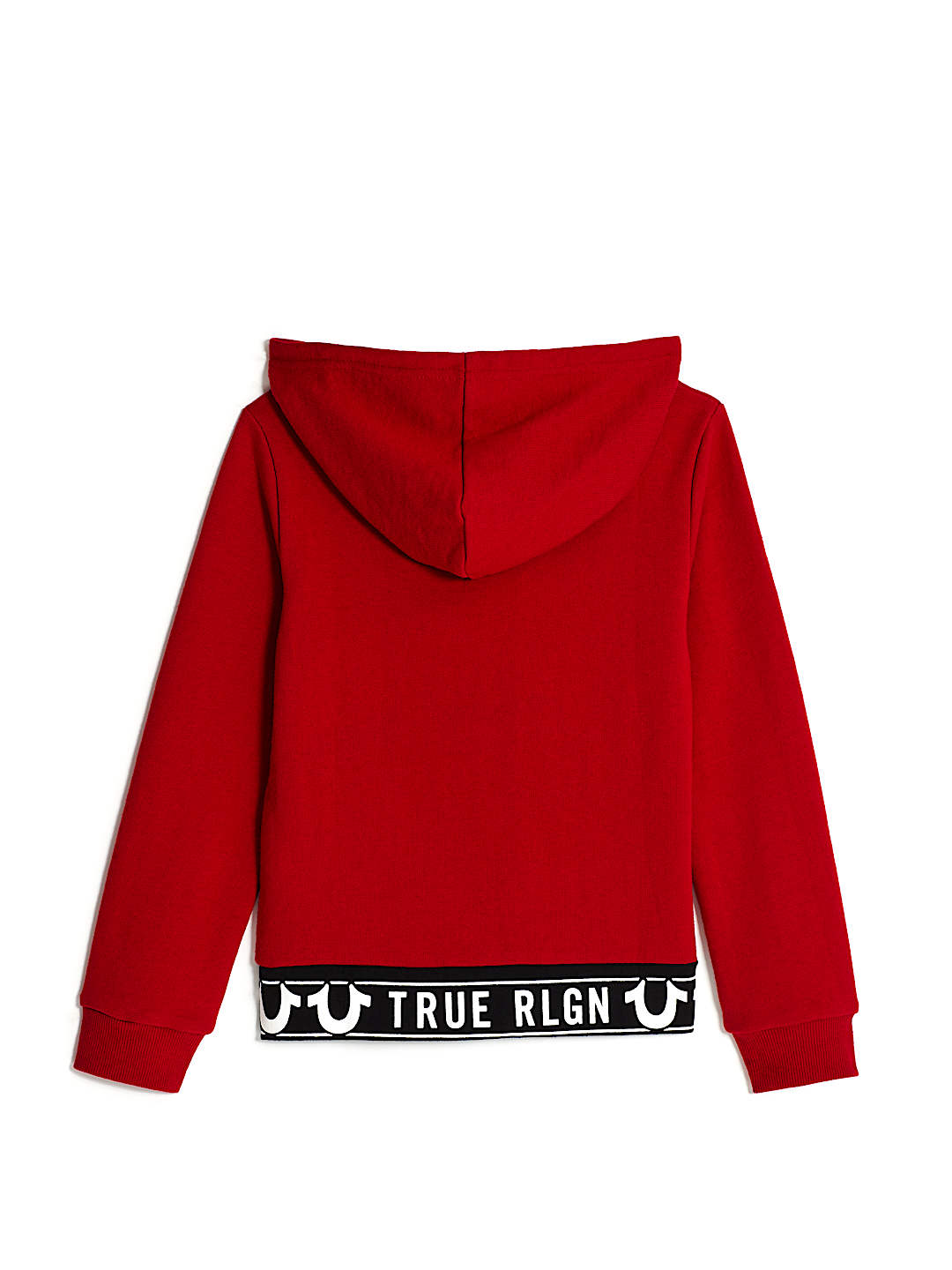 GIRLS LOGO TRIM HOODIE