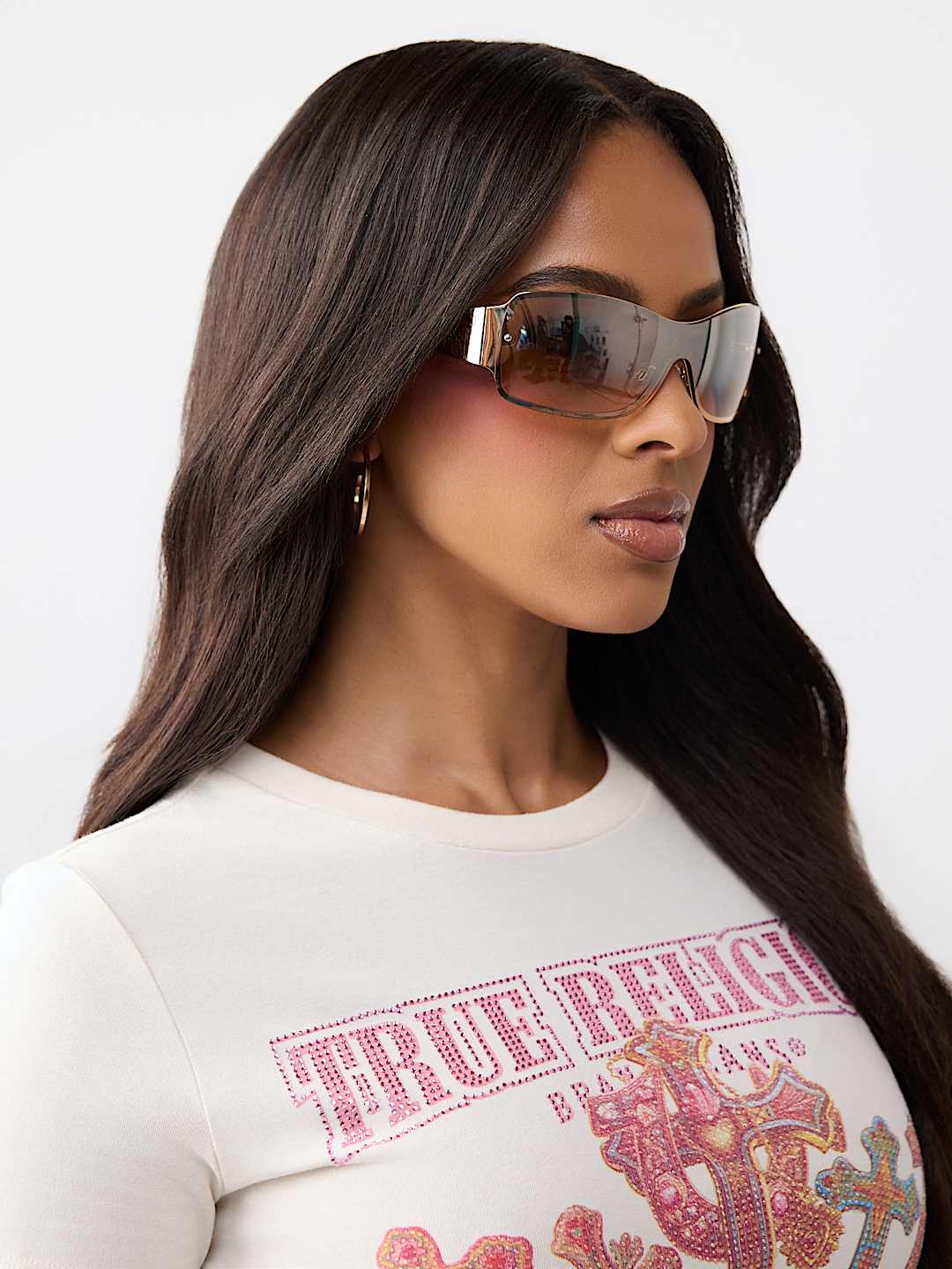 SLEEK SHIELD SUNGLASSES, image 2