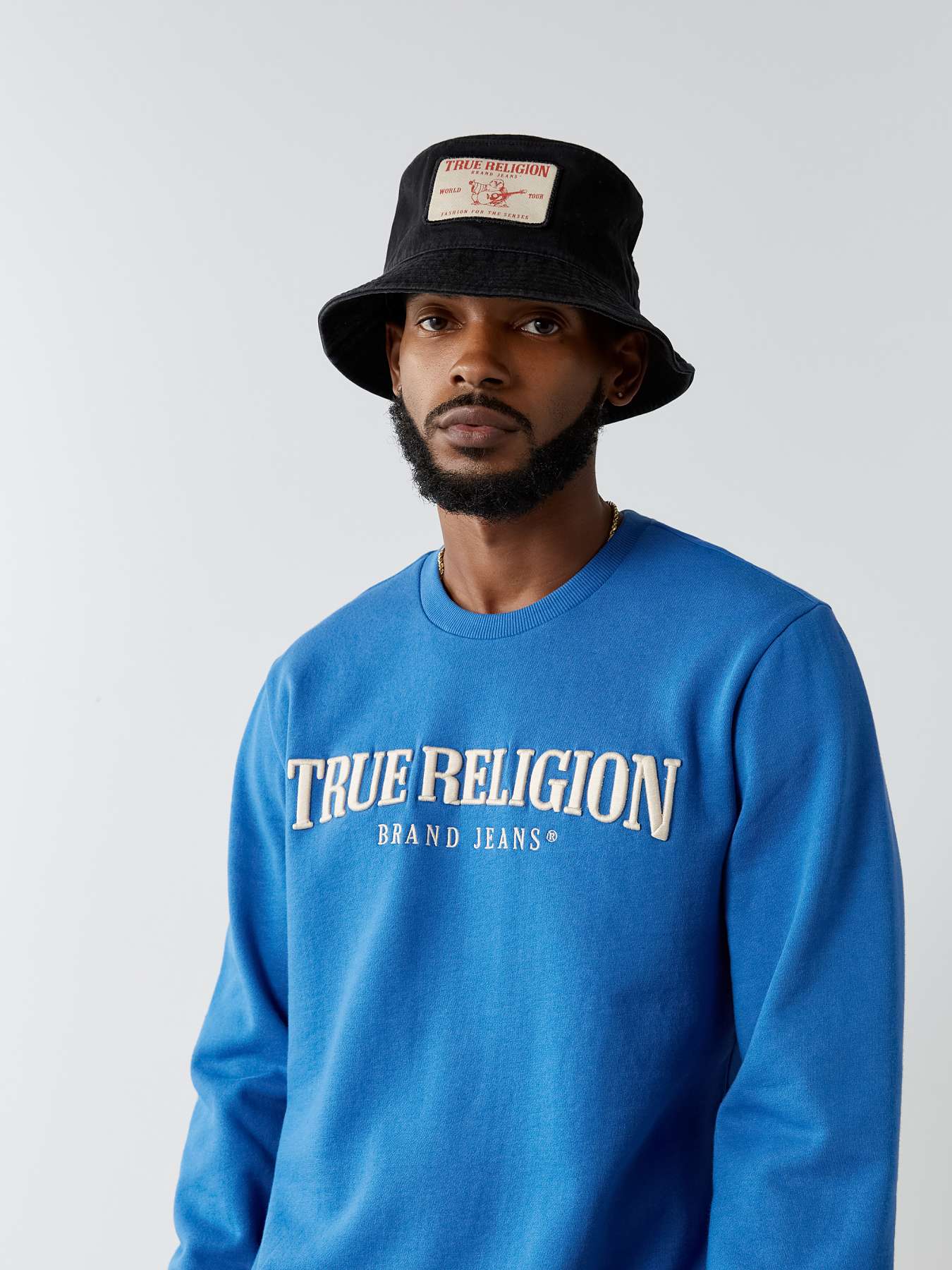 Blue true religion store hat