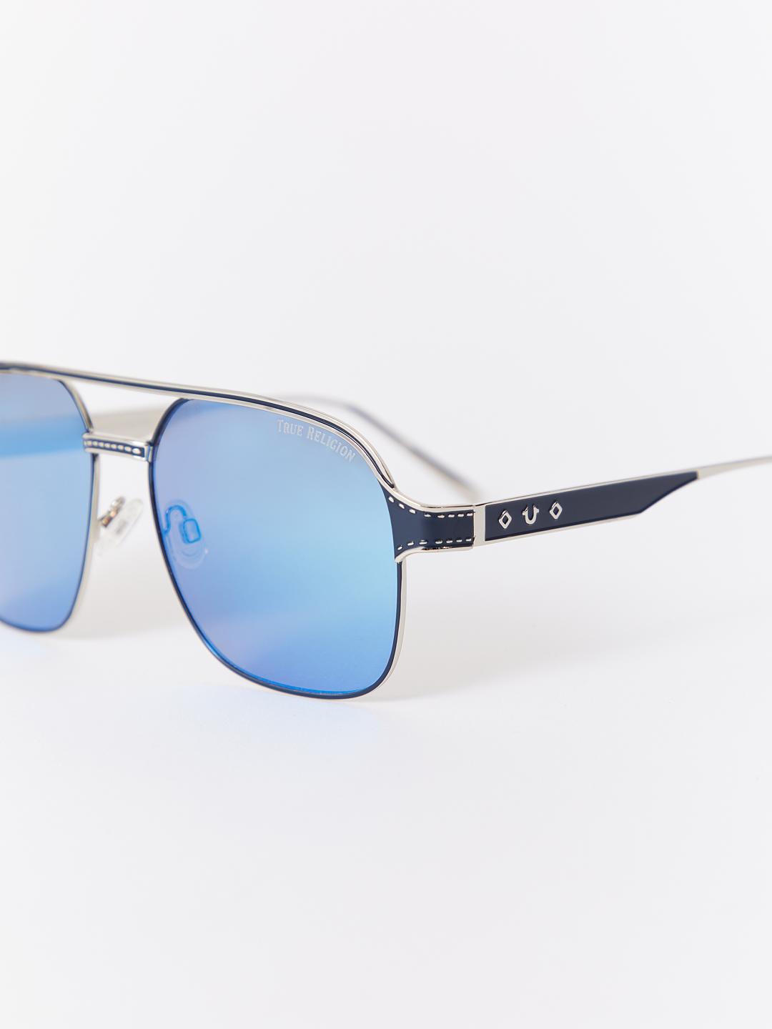 Guess blue aviator sunglasses online