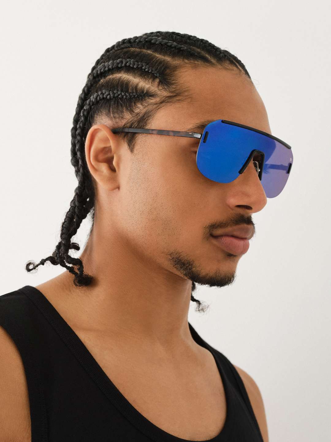 SHIELD AVIATOR TORTOISESHELL SUNGLASSES, image 2