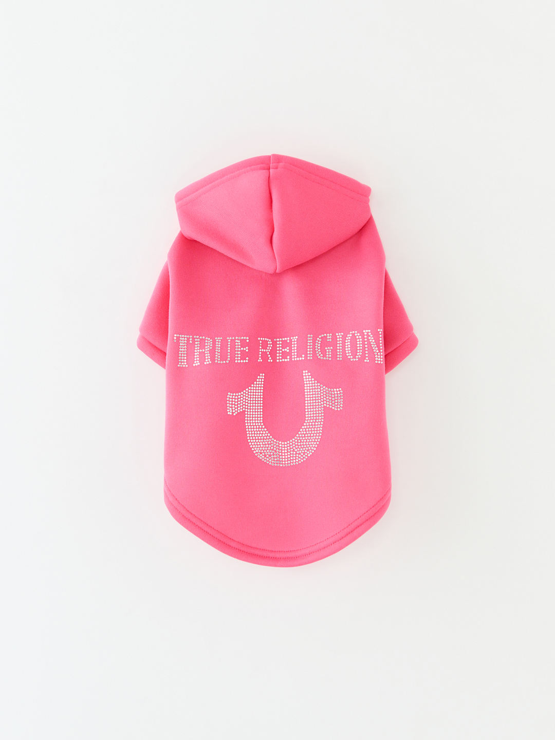 CRYSTAL HORSESHOE PET HOODIE - Dusty Pink | True Religion