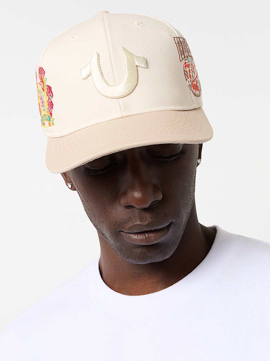 EMBROIDERED ROSE HAT, image 2