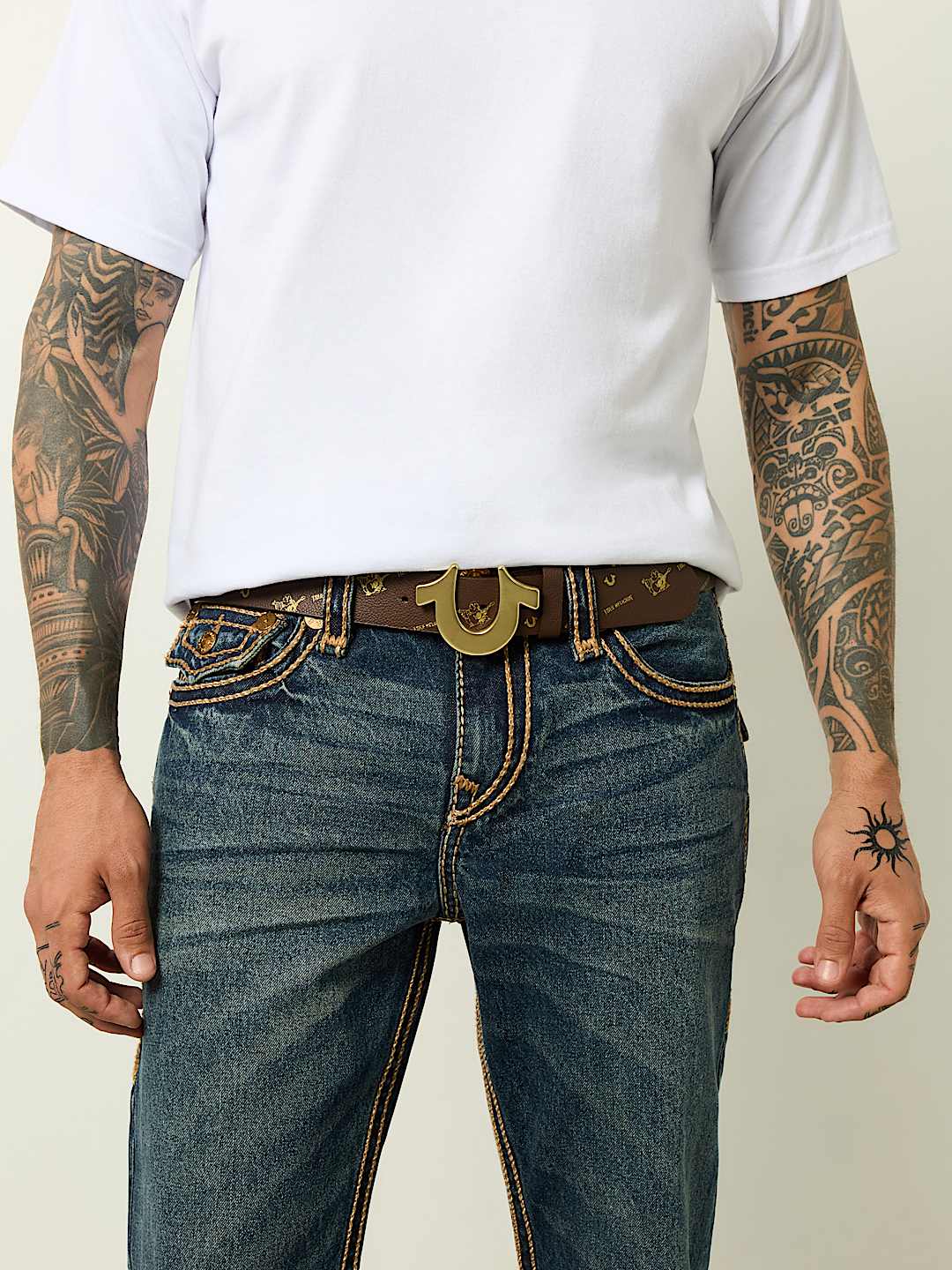 BUDDHA MONOGRAM BELT, image 2