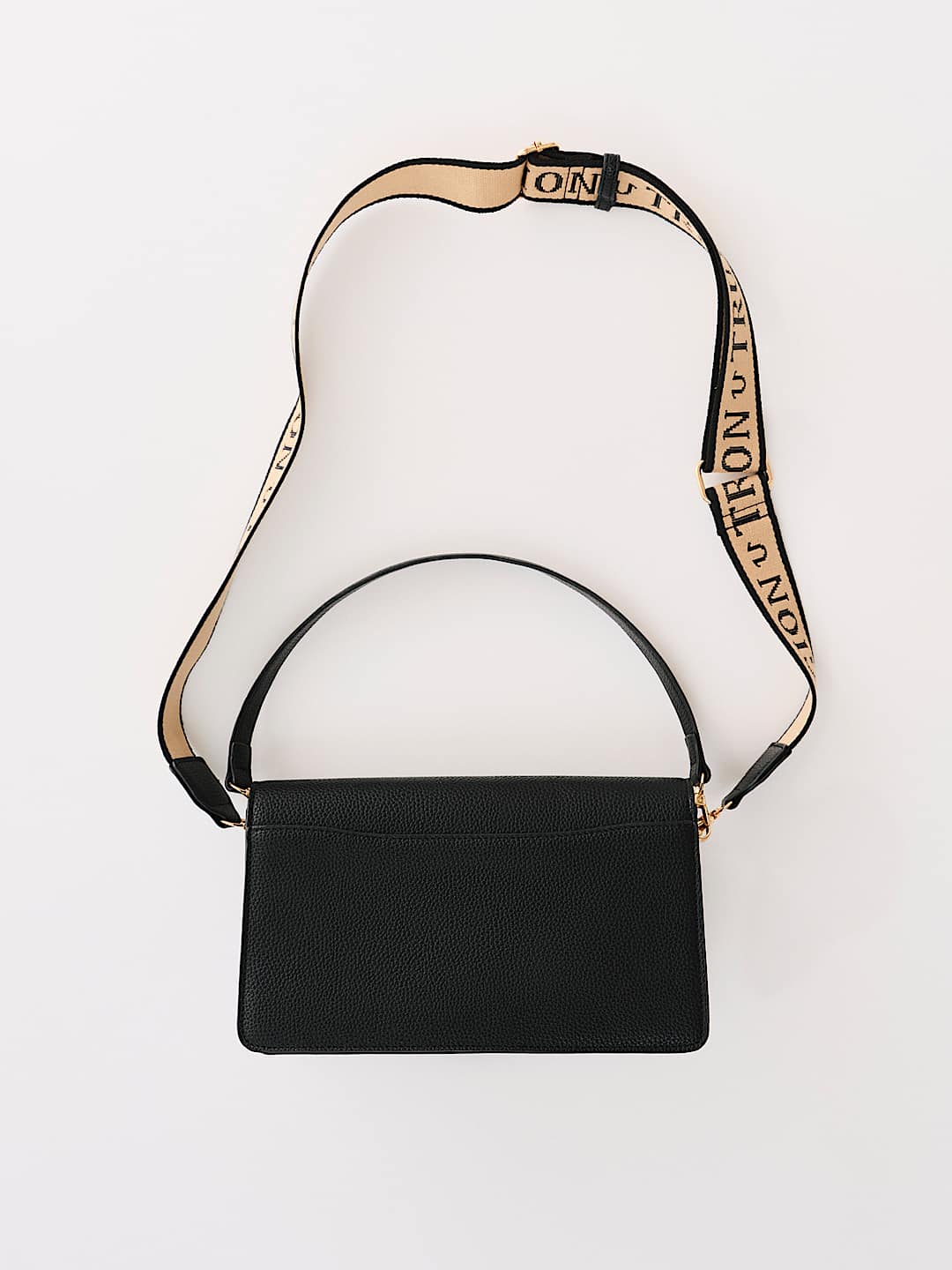 HORSESHOE FLAP SHOULDER BAG