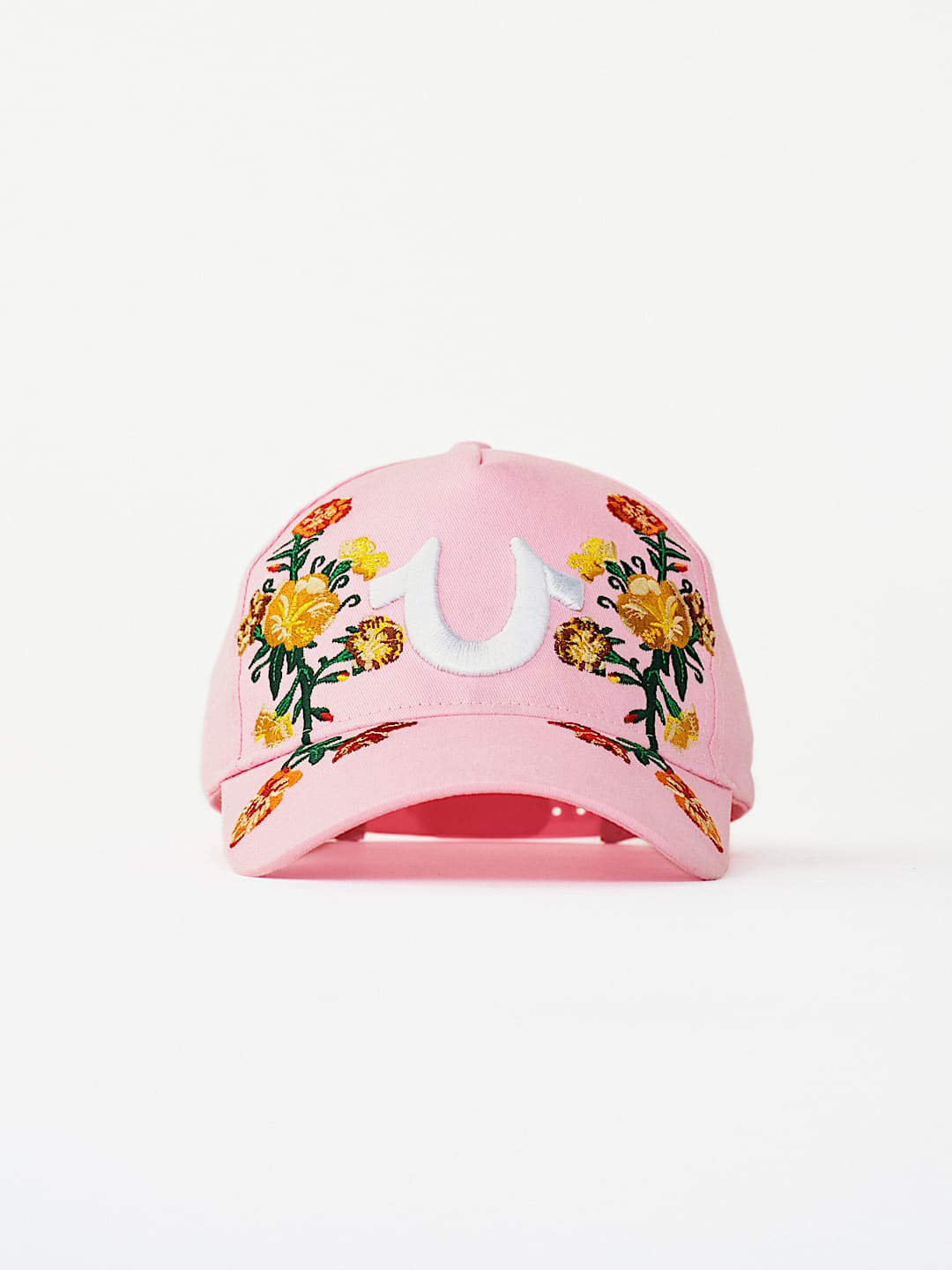 GORRA DE B&Eacute;ISBOL BORDADA CON HERRADURA Y FLORES, image 5