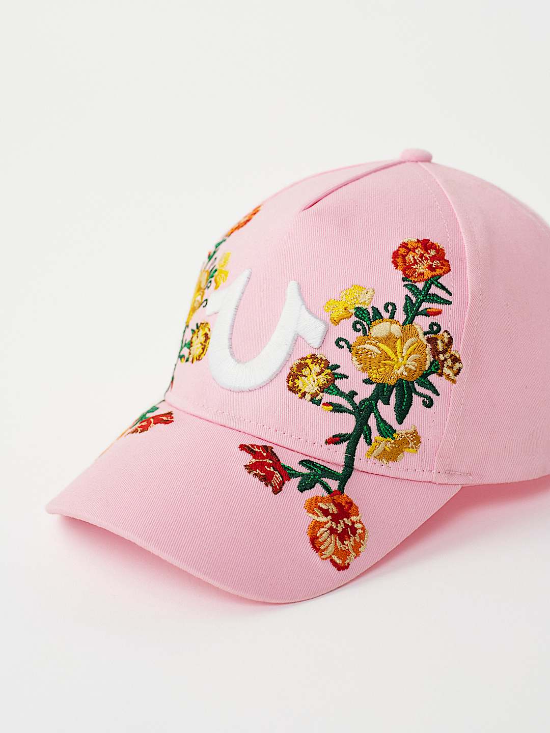 GORRA DE B&Eacute;ISBOL BORDADA CON HERRADURA Y FLORES, image 7