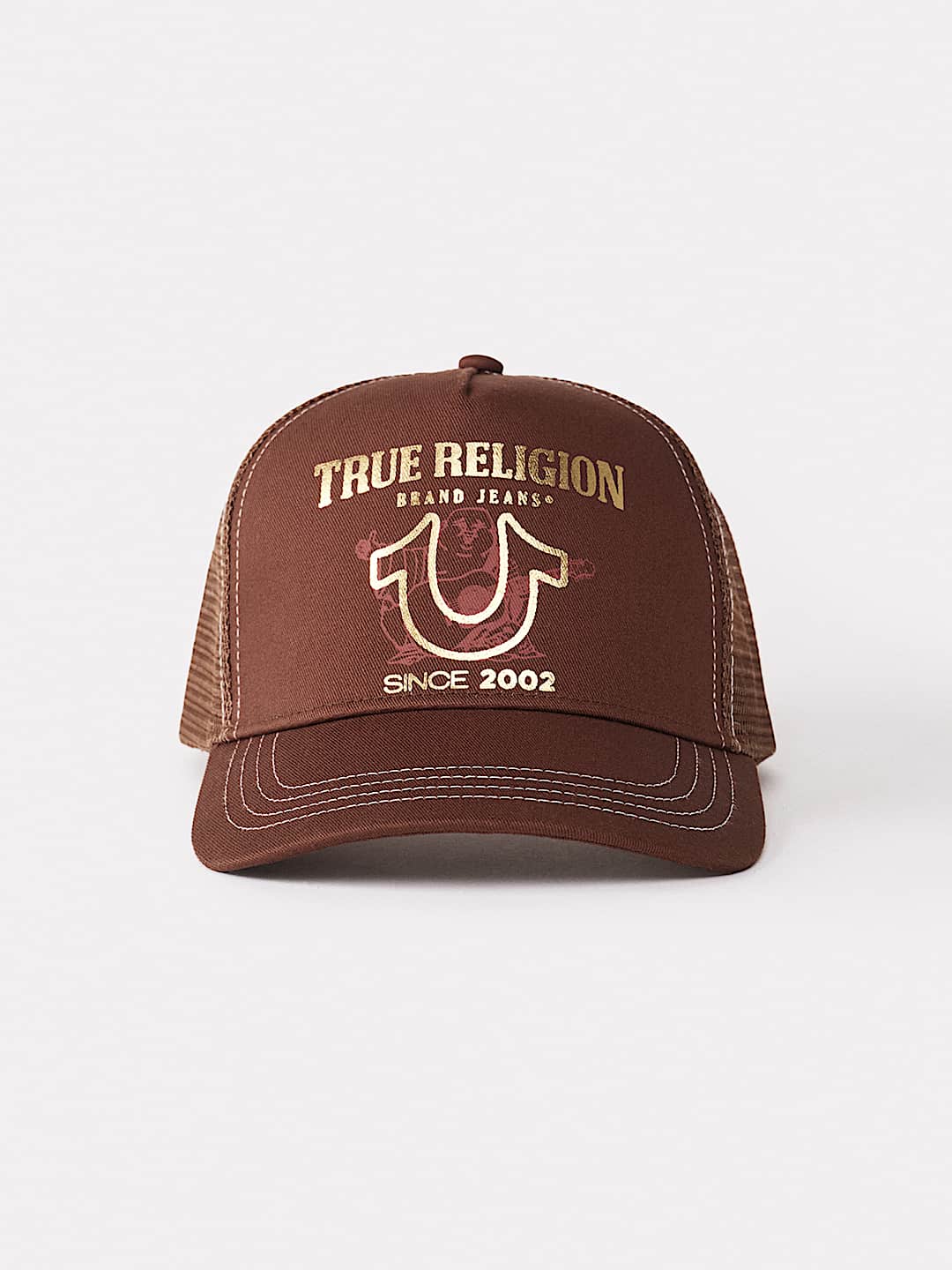 CASQUETTE DE CAMIONNEUR AVEC LOGO BOUDDHA M&Eacute;TALLIQUE, image 2