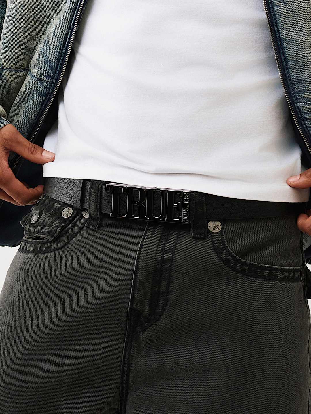 LOGO BUCKLE BELT, image 1