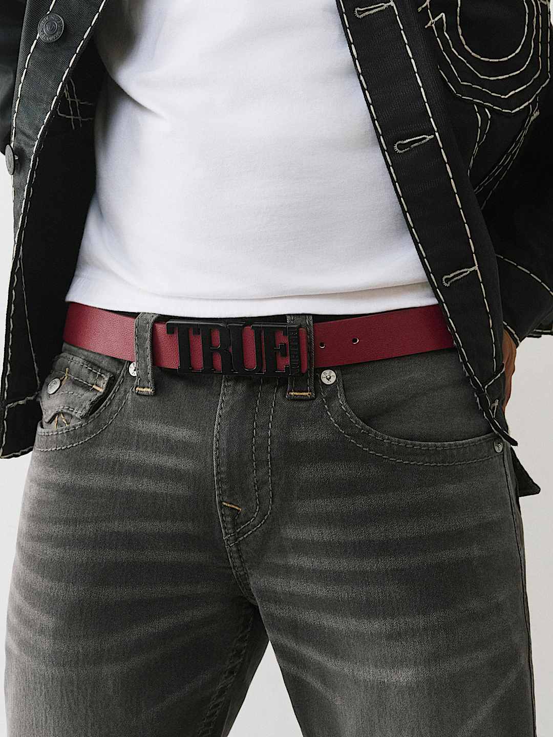 LOGO BUCKLE BELT, image 1