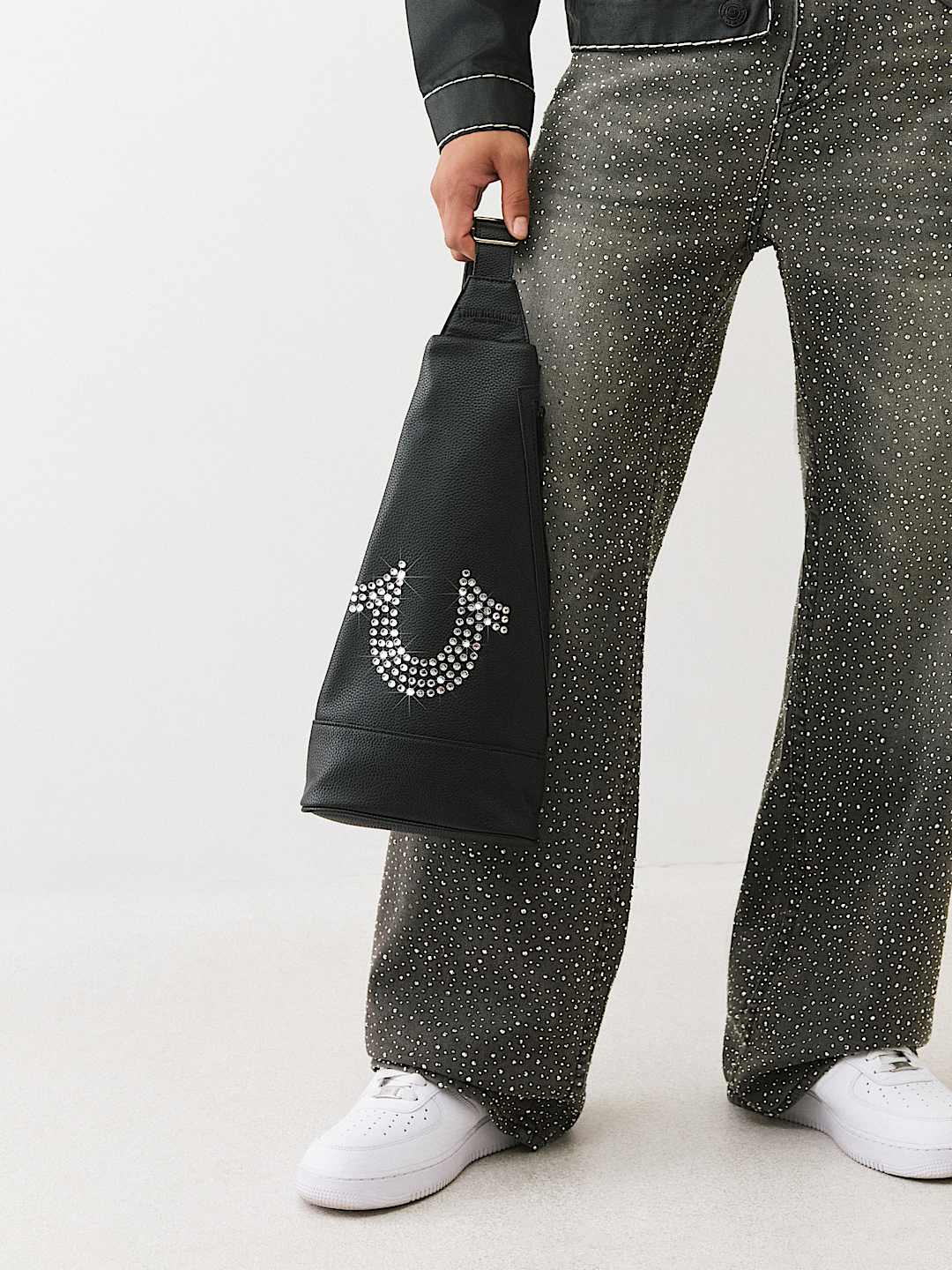 CRYSTAL HORSESHOE SLING BAG, image 2