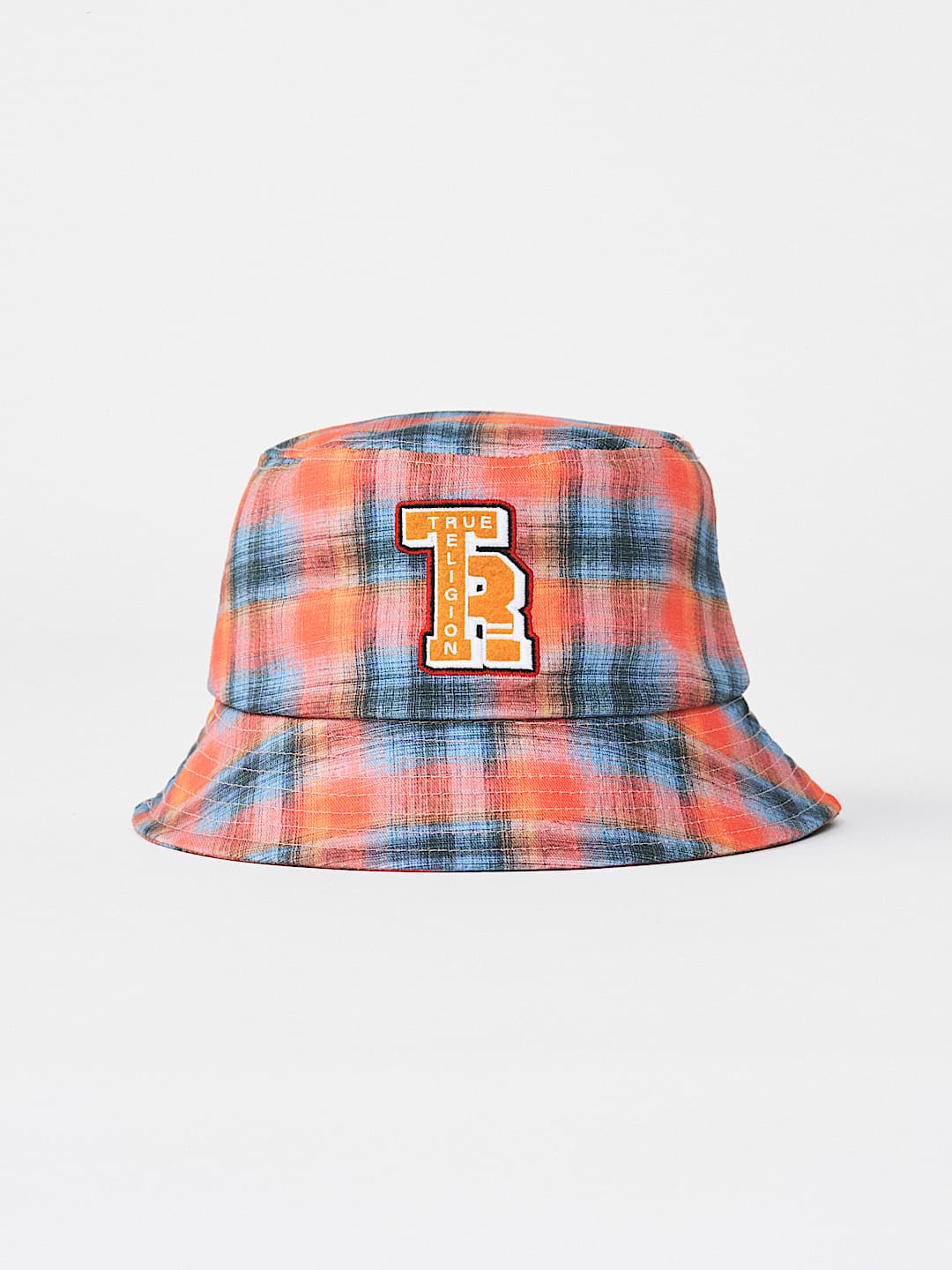 LOGO PLAID BUCKET HAT, image 1