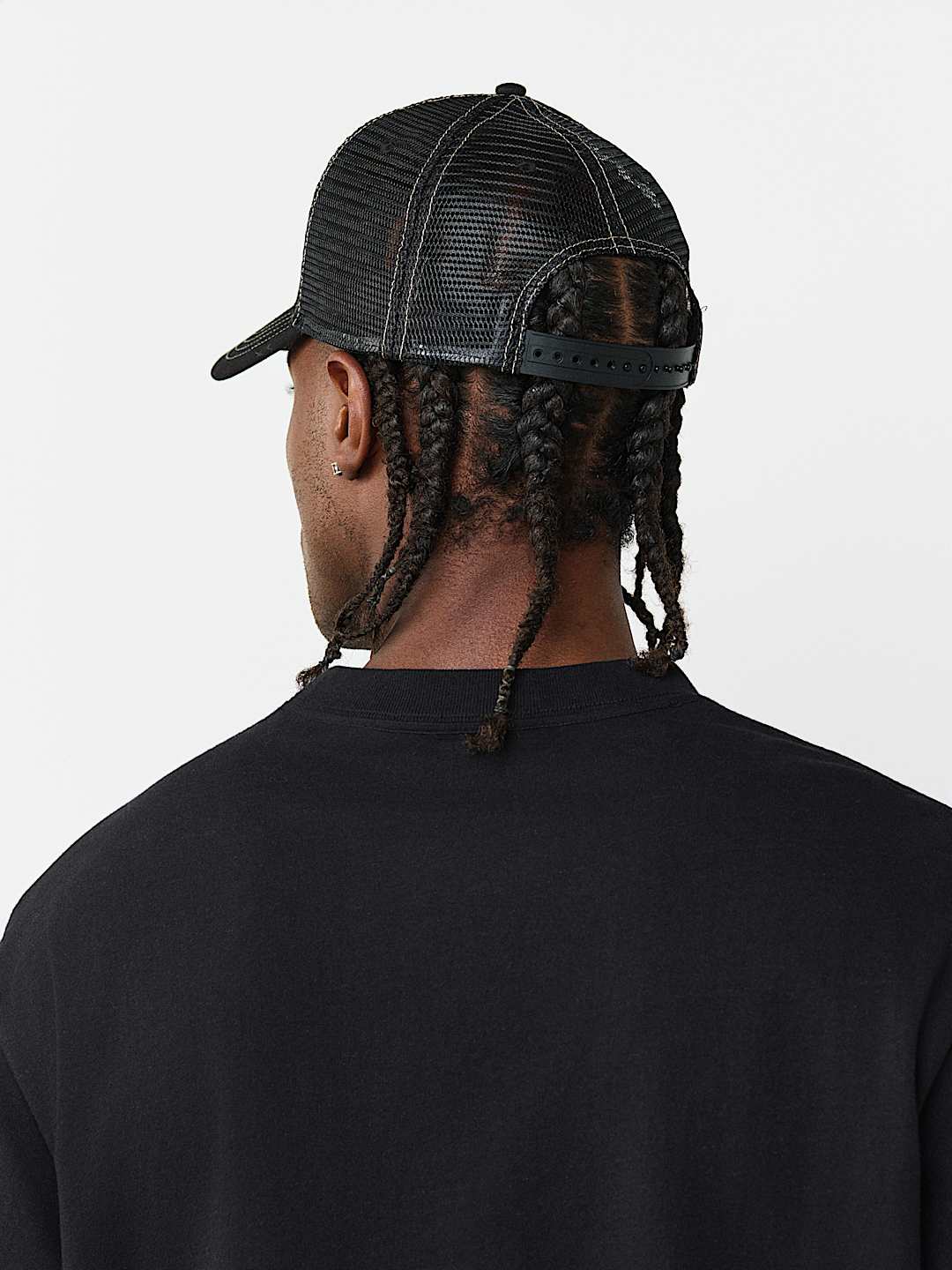 EMBROIDERED LOGO TRUCKER HAT, image 5