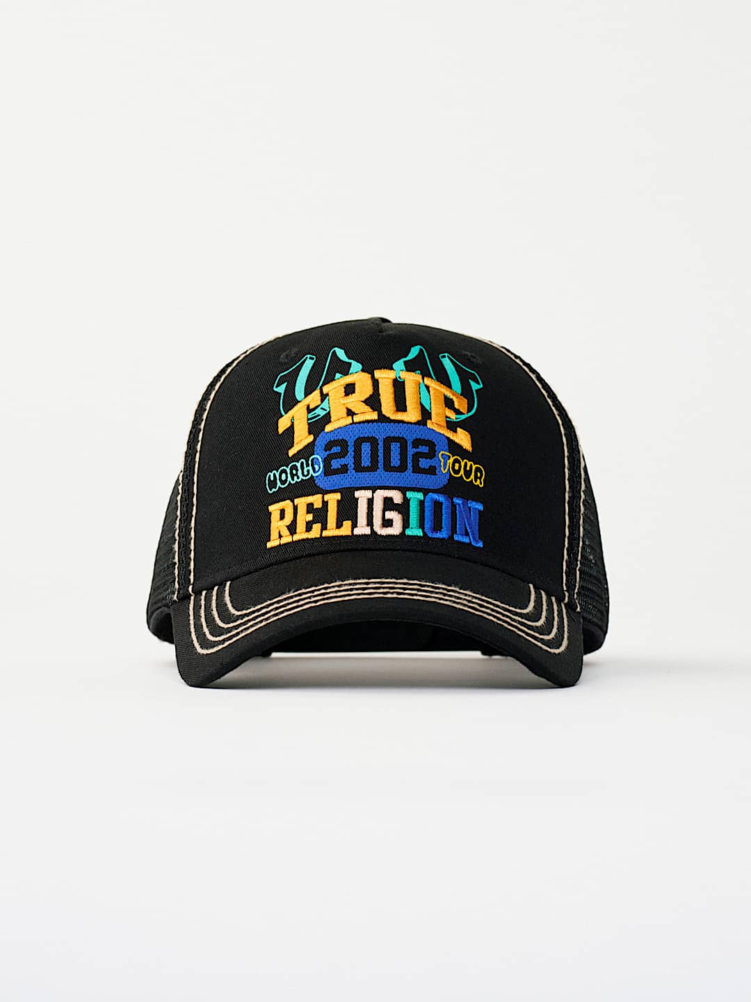 EMBROIDERED LOGO TRUCKER HAT, image 6