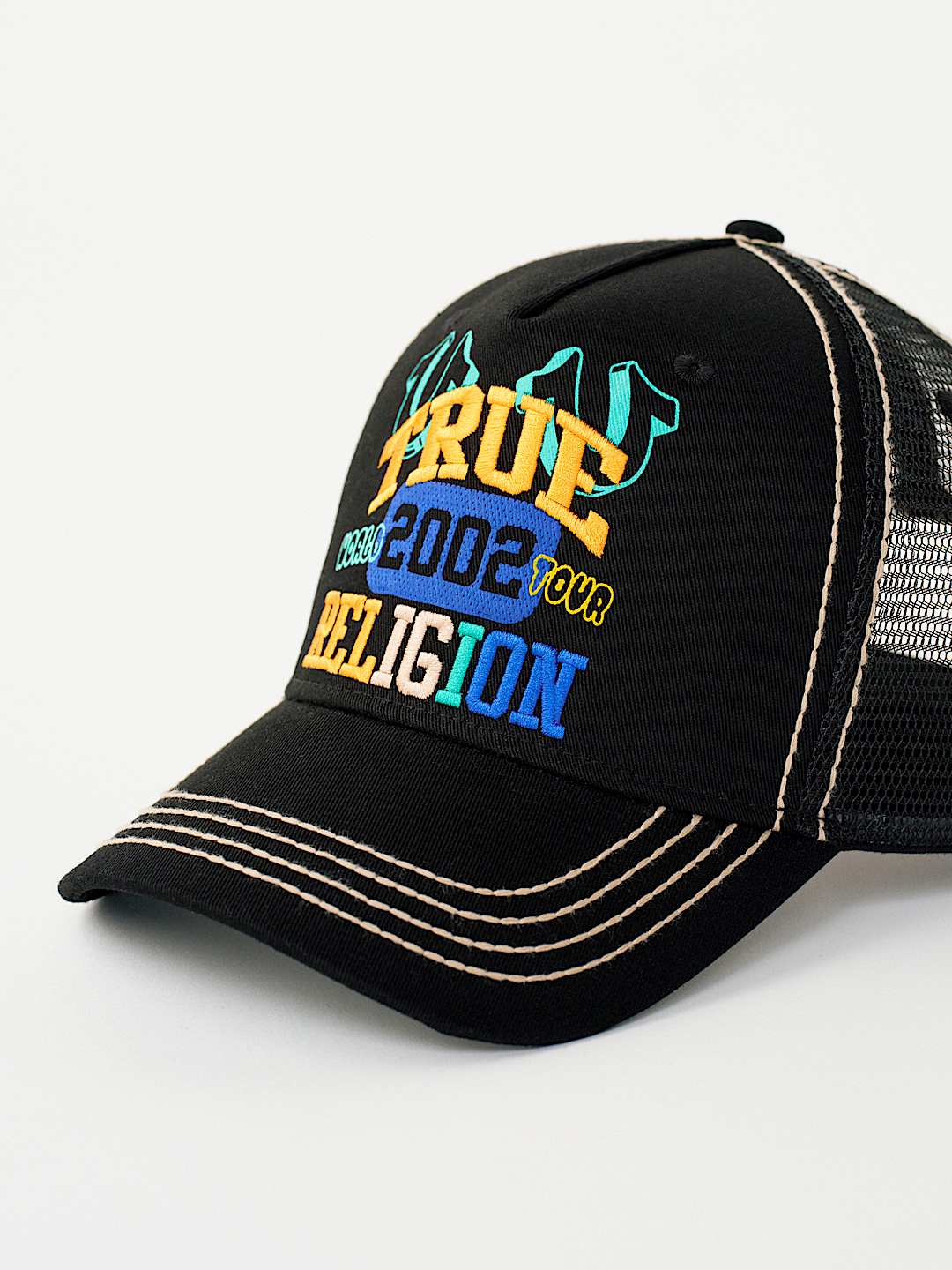 EMBROIDERED LOGO TRUCKER HAT, image 8