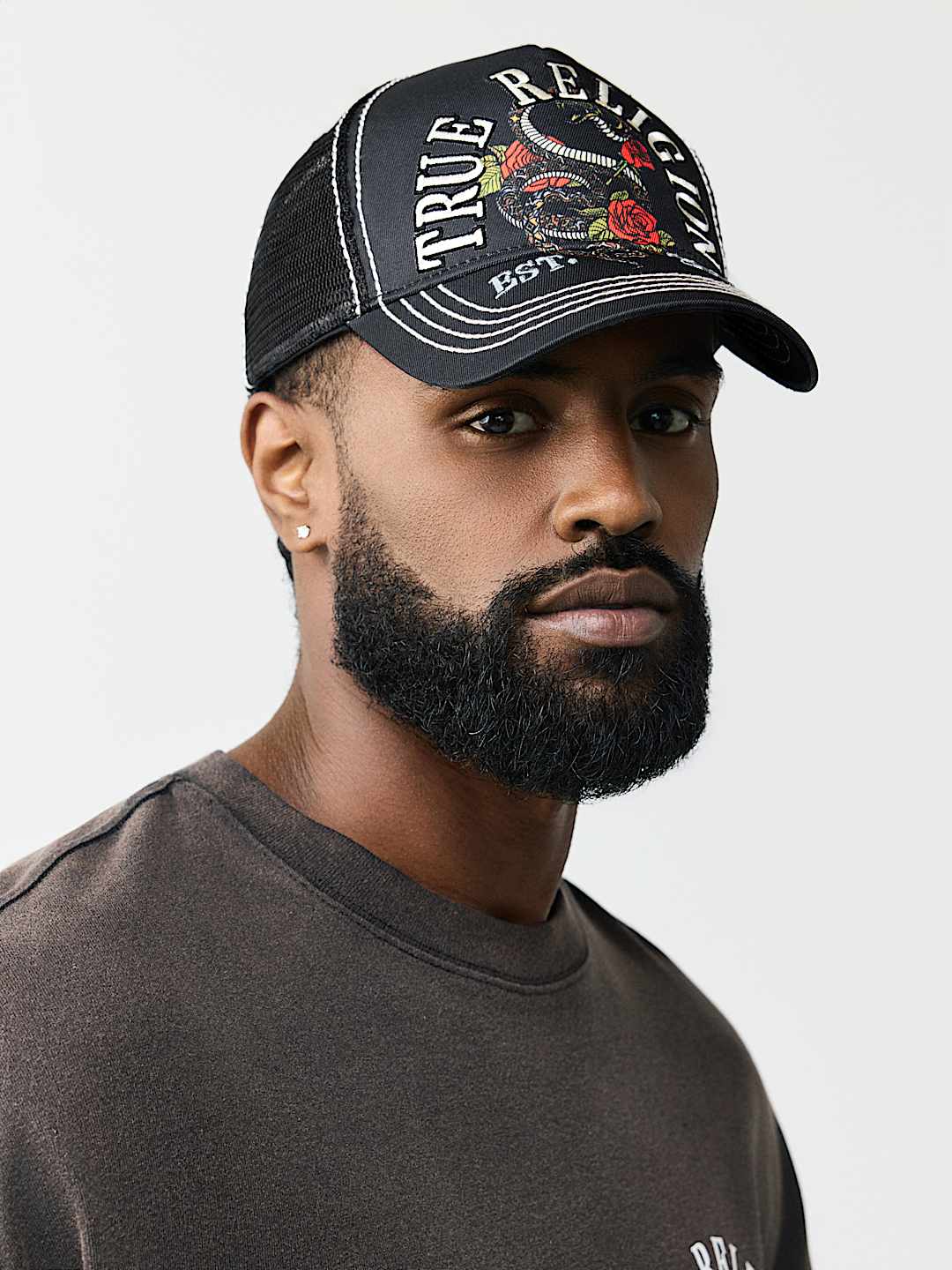 CASQUETTE DE CAMIONNEUR AVEC LOGO SERPENT
