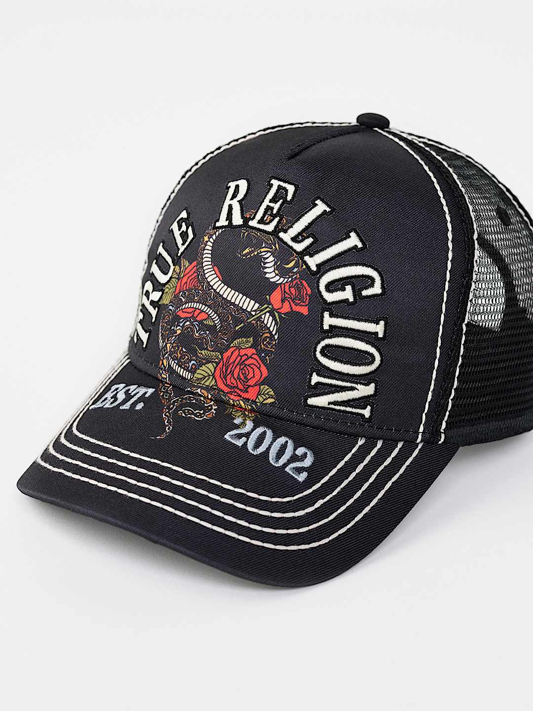 CASQUETTE DE CAMIONNEUR AVEC LOGO SERPENT