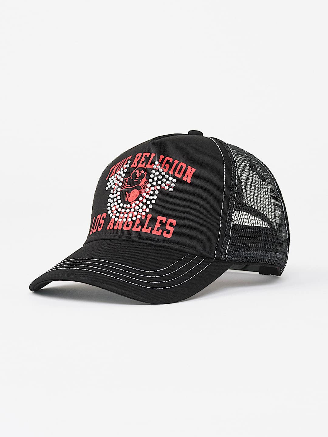 CRYSTAL HORSESHOE TRUCKER HAT, image 3