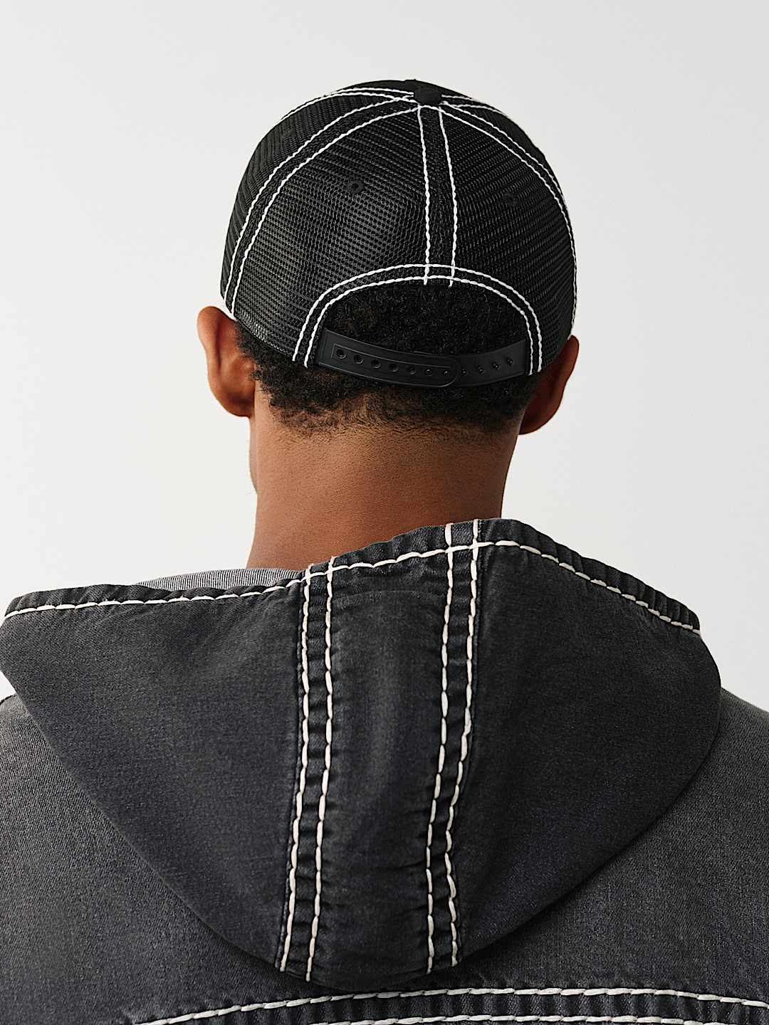 CRYSTAL HORSESHOE TRUCKER HAT, image 4