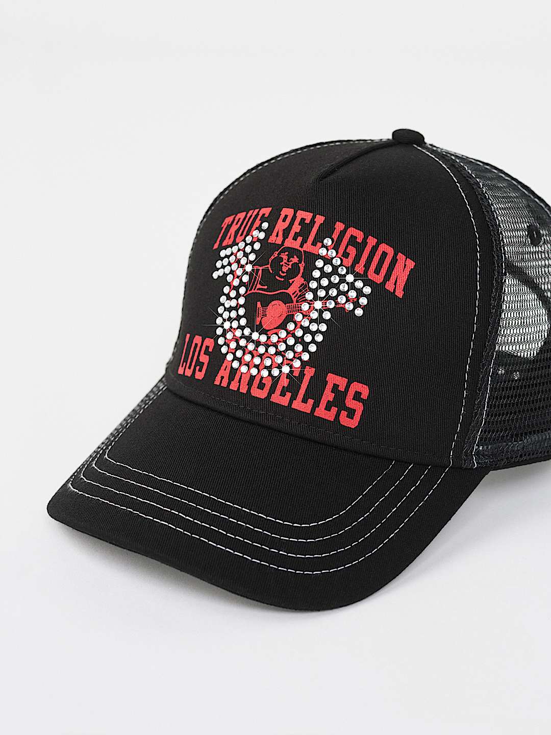 CRYSTAL HORSESHOE TRUCKER HAT, image 7