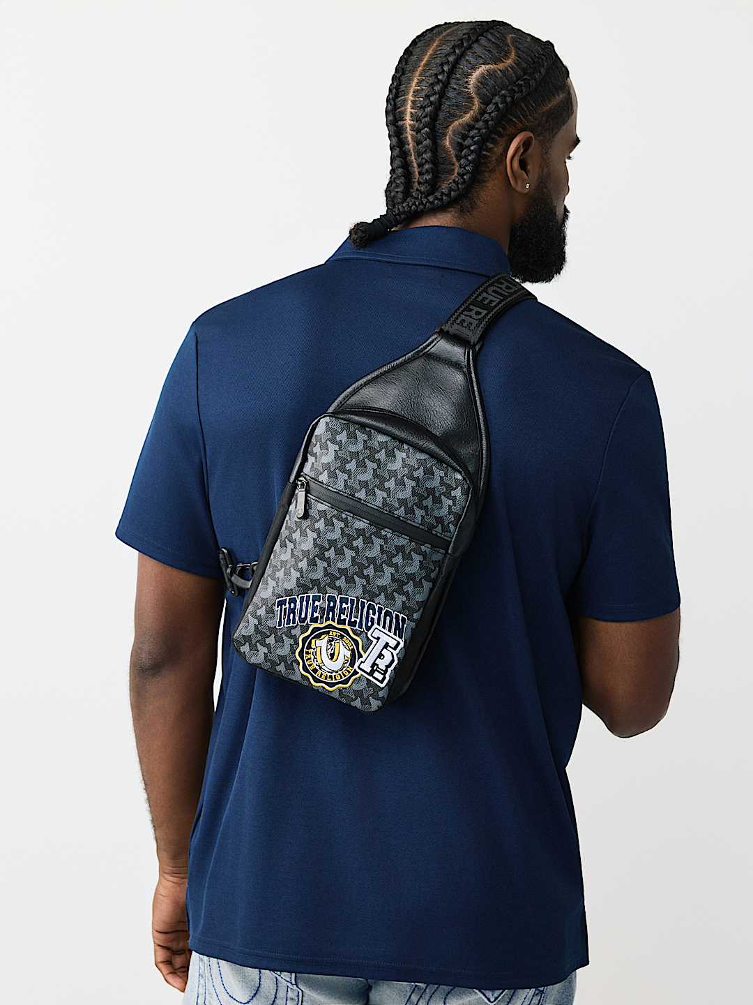 LOGO PATCH SLING BAG