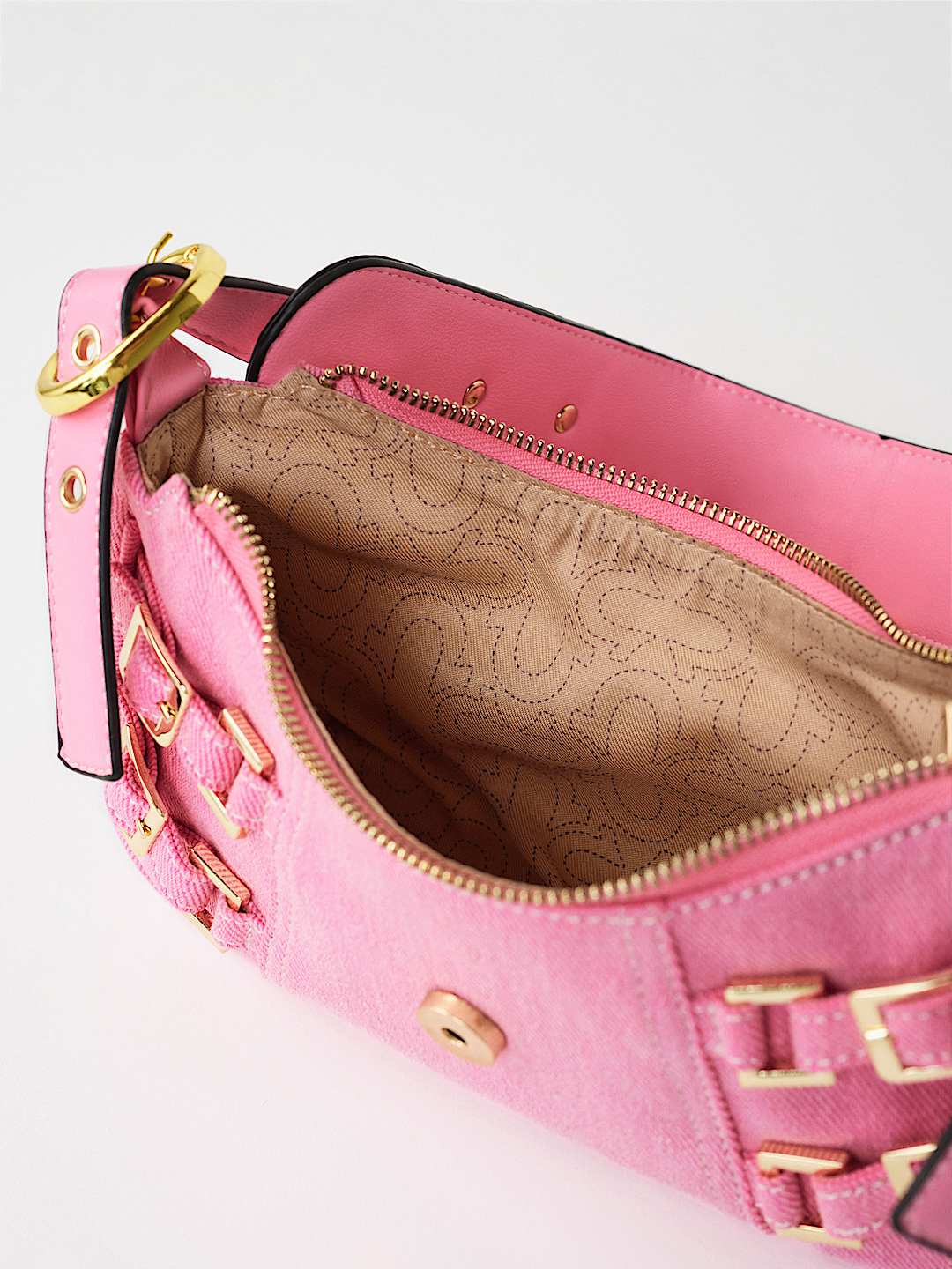 BUCKLE HORSESHOE HANDBAG, image 6