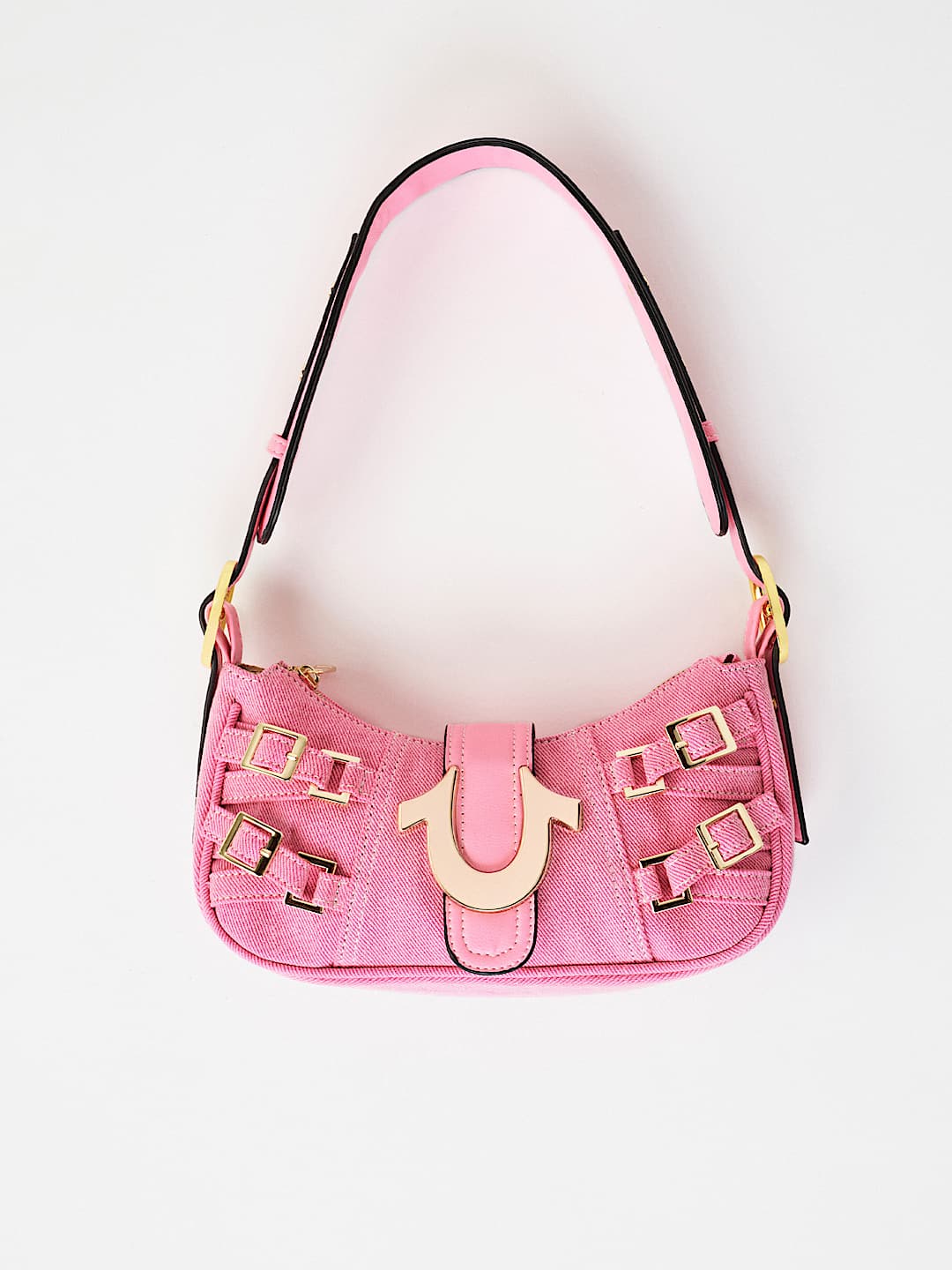 BUCKLE HORSESHOE HANDBAG, image 1