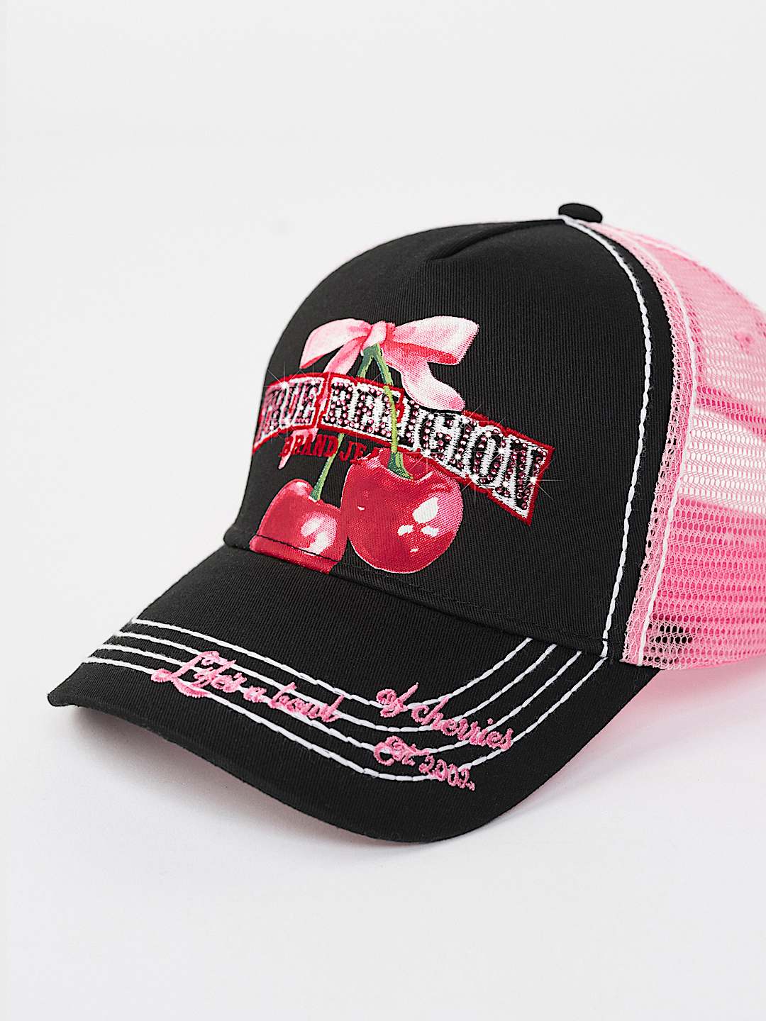 CHERRY LOGO TRUCKER HAT