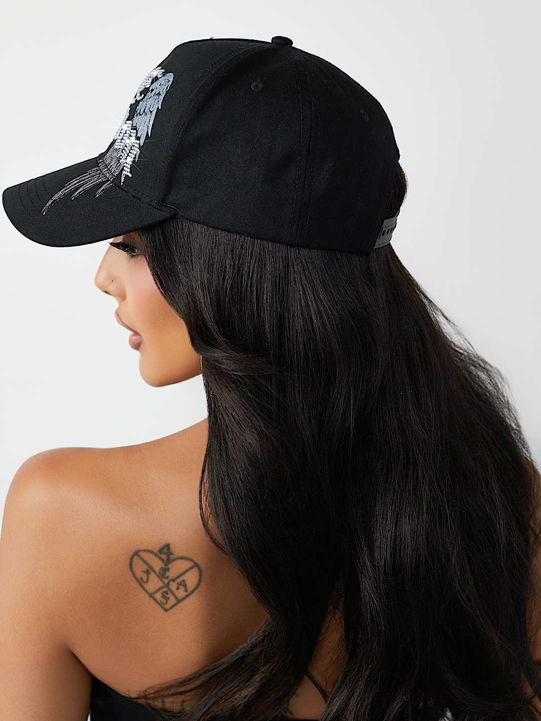 CRYSTAL WING BASEBALL HAT, image 4
