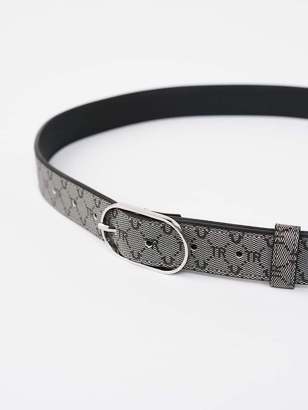 CINTUR&Oacute;N CON ESTAMPADO DE MONOGRAMA DE HERRADURA, image 2