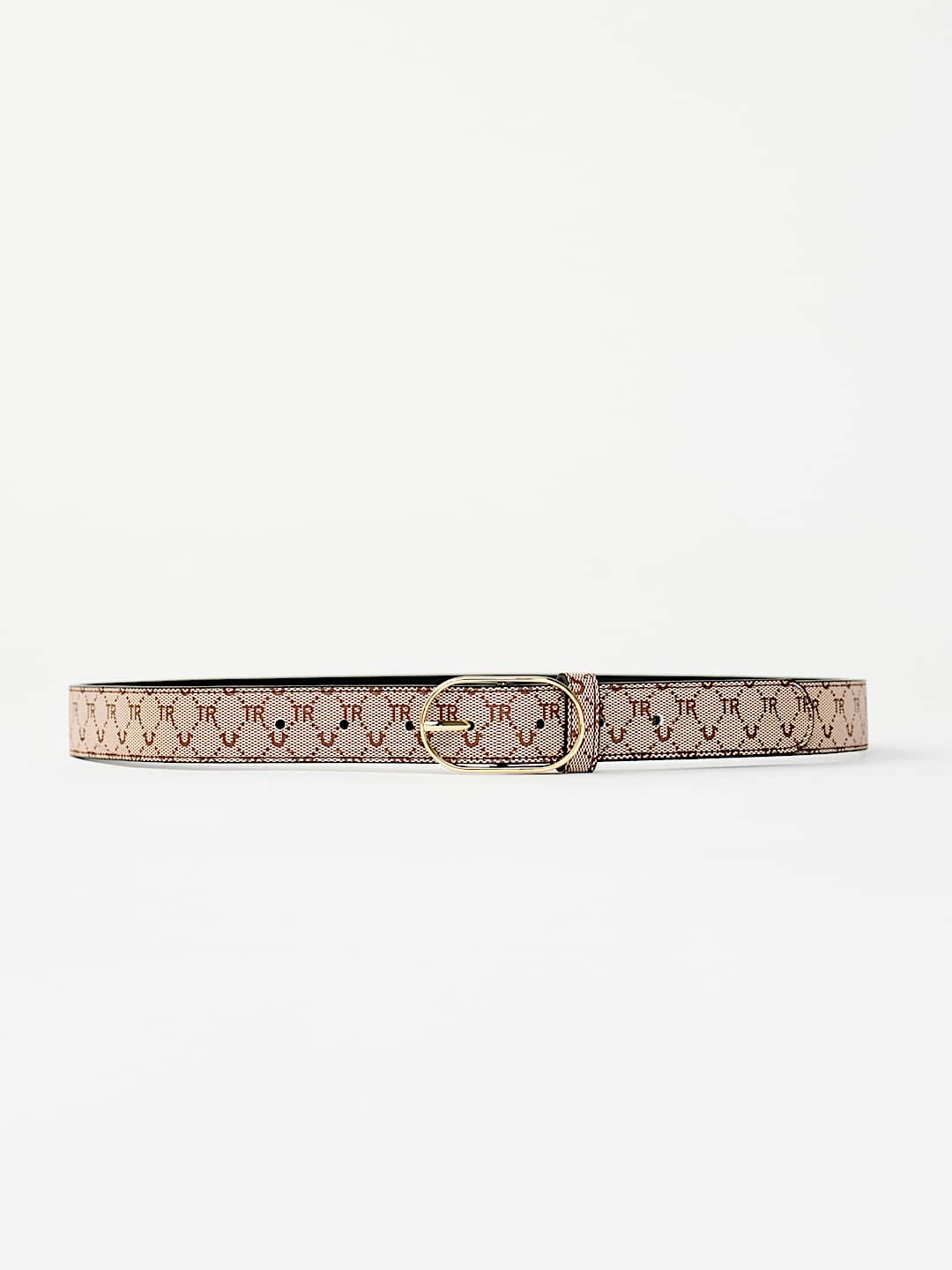 CINTUR&Oacute;N CON ESTAMPADO DE MONOGRAMA DE HERRADURA, image 1