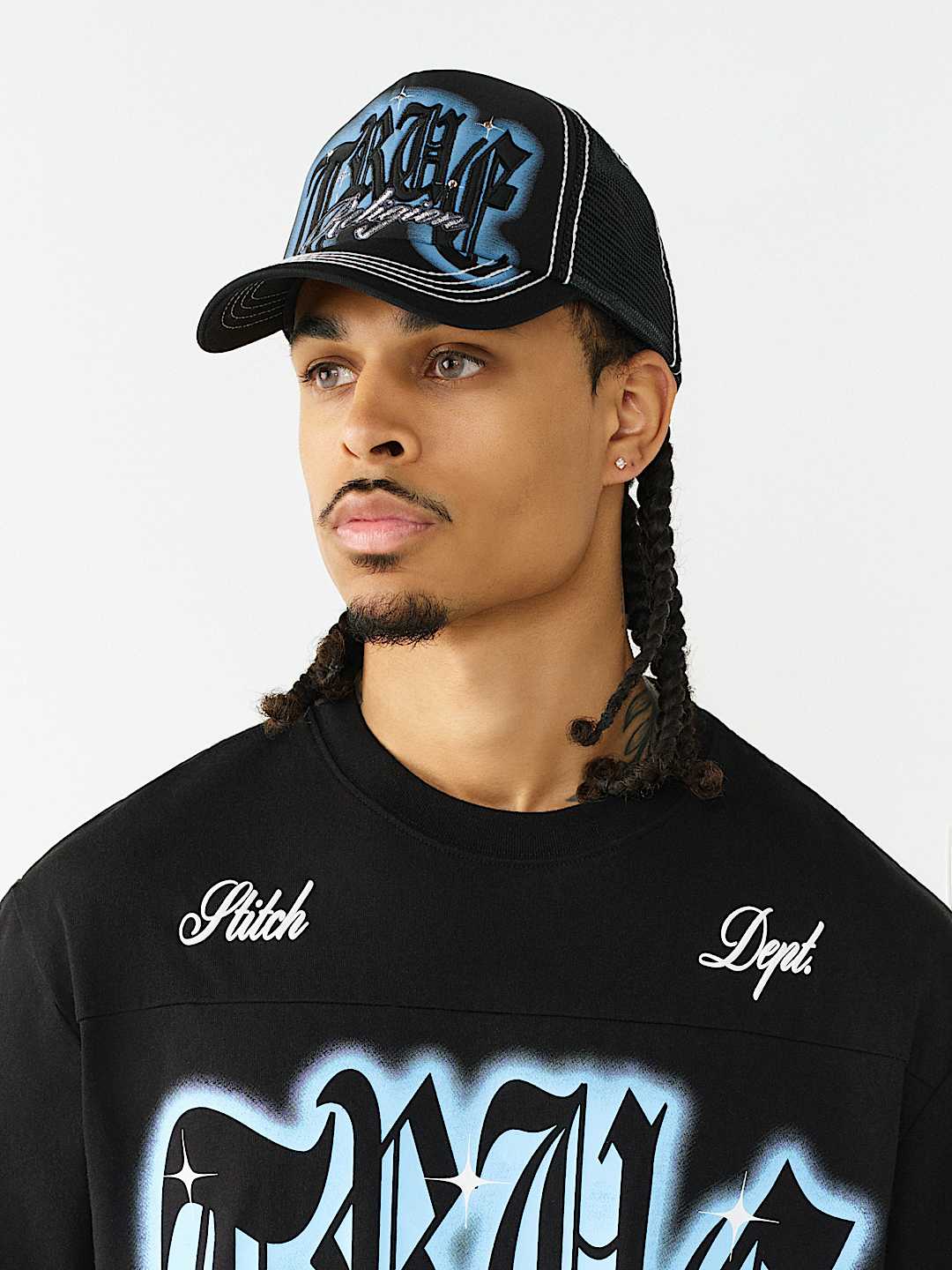 LOGO SCRIPT TRUCKER HAT, image 2