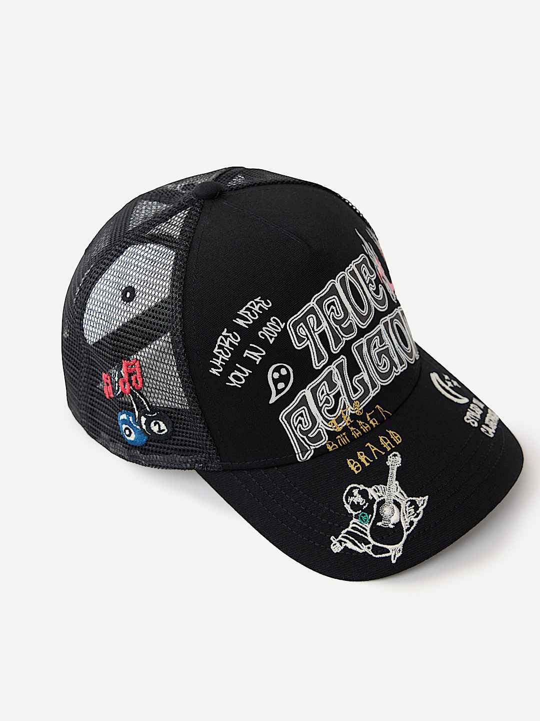 FLAME HORSESHOE TRUCKER HAT, image 5