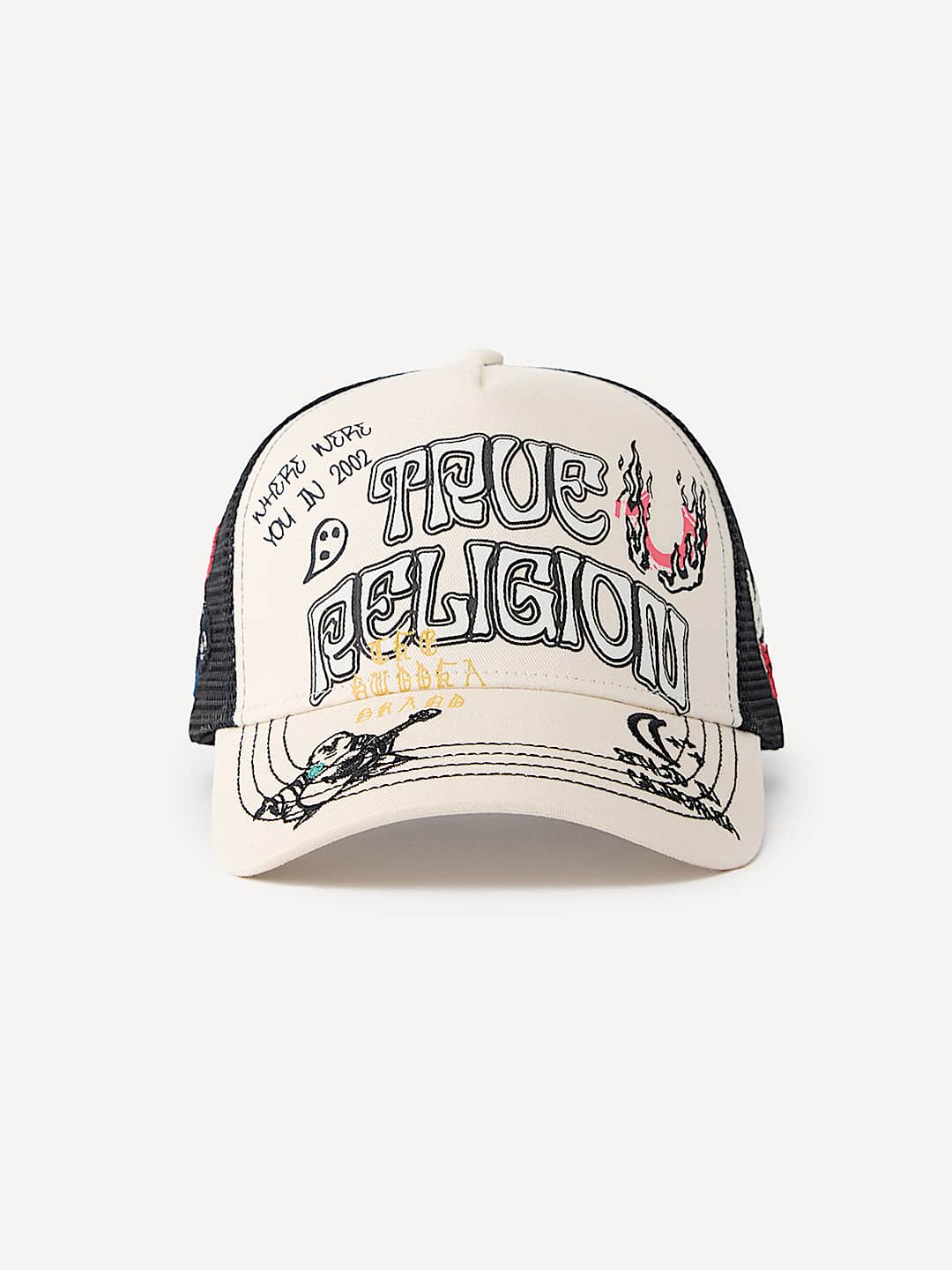 FLAME HORSESHOE TRUCKER HAT, image 5