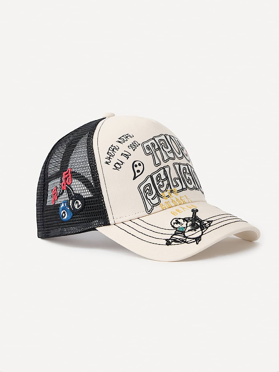 FLAME HORSESHOE TRUCKER HAT, image 6