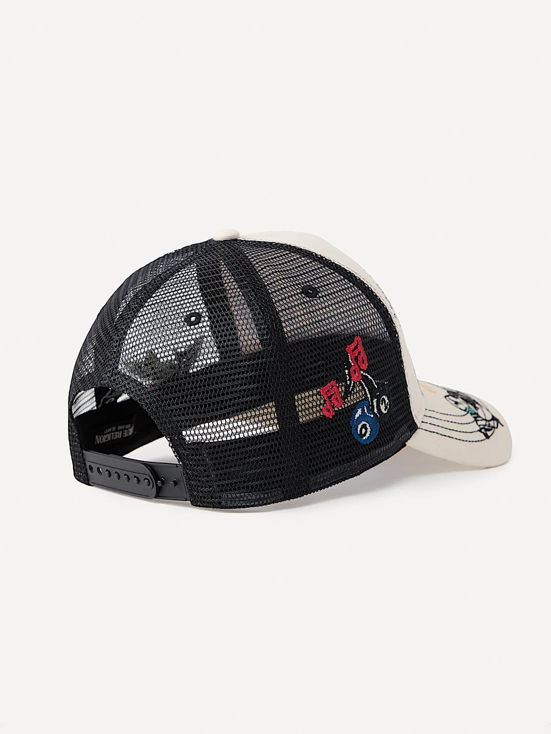 FLAME HORSESHOE TRUCKER HAT, image 7