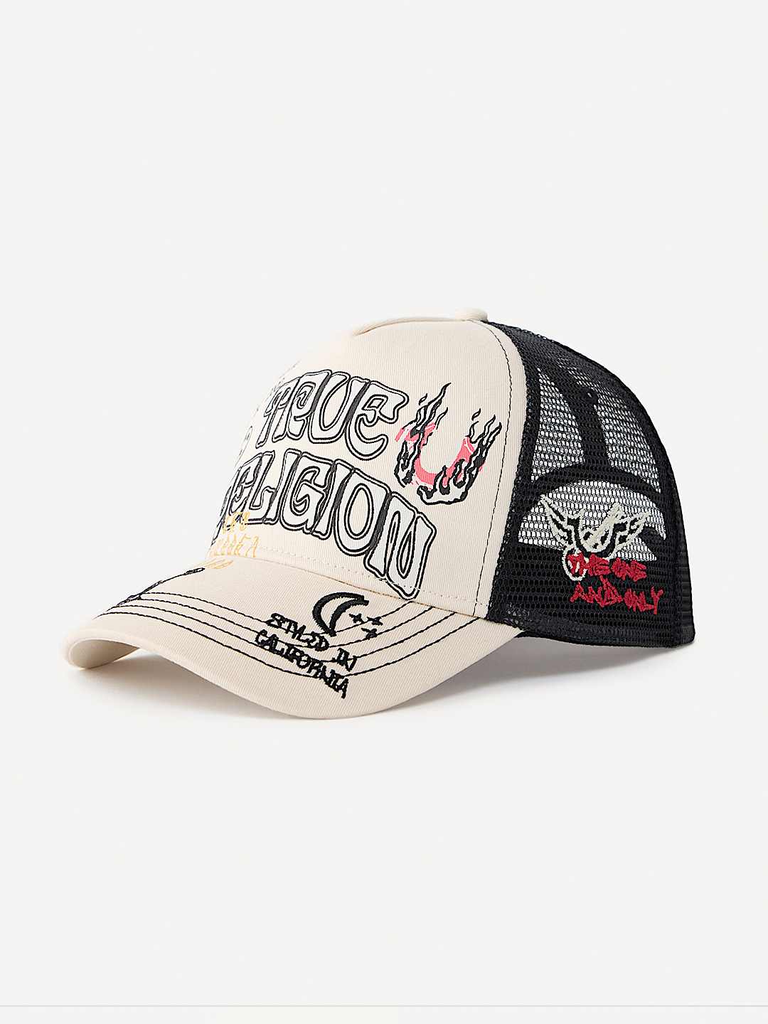 FLAME HORSESHOE TRUCKER HAT, image 1