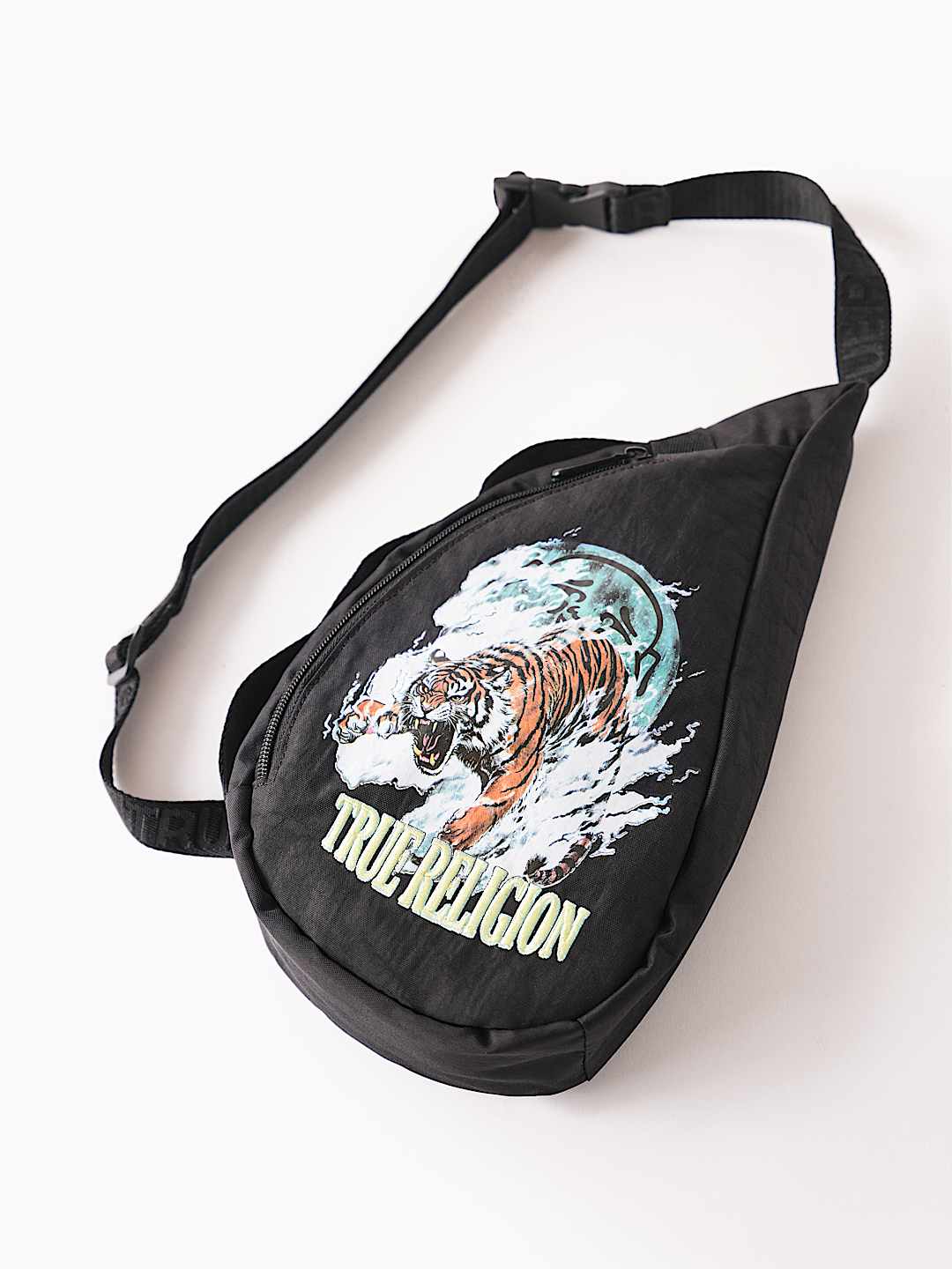 EMBROIDERED TIGER SLING BAG, image 3
