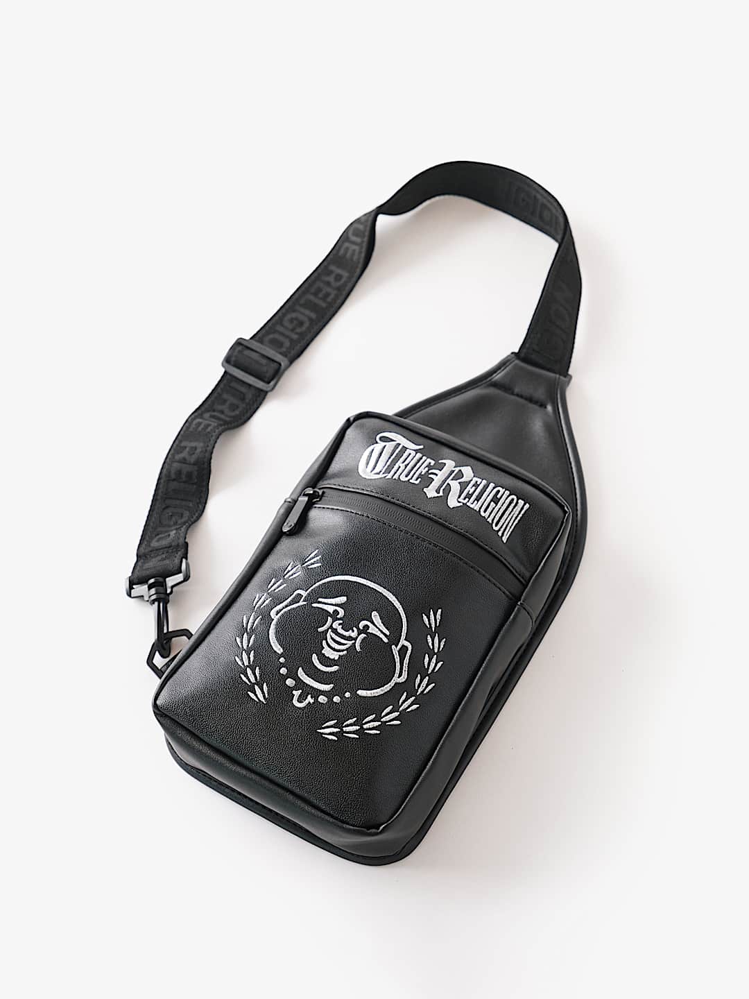 CIRCULAR BUDDHA FACE SLING BAG, image 3