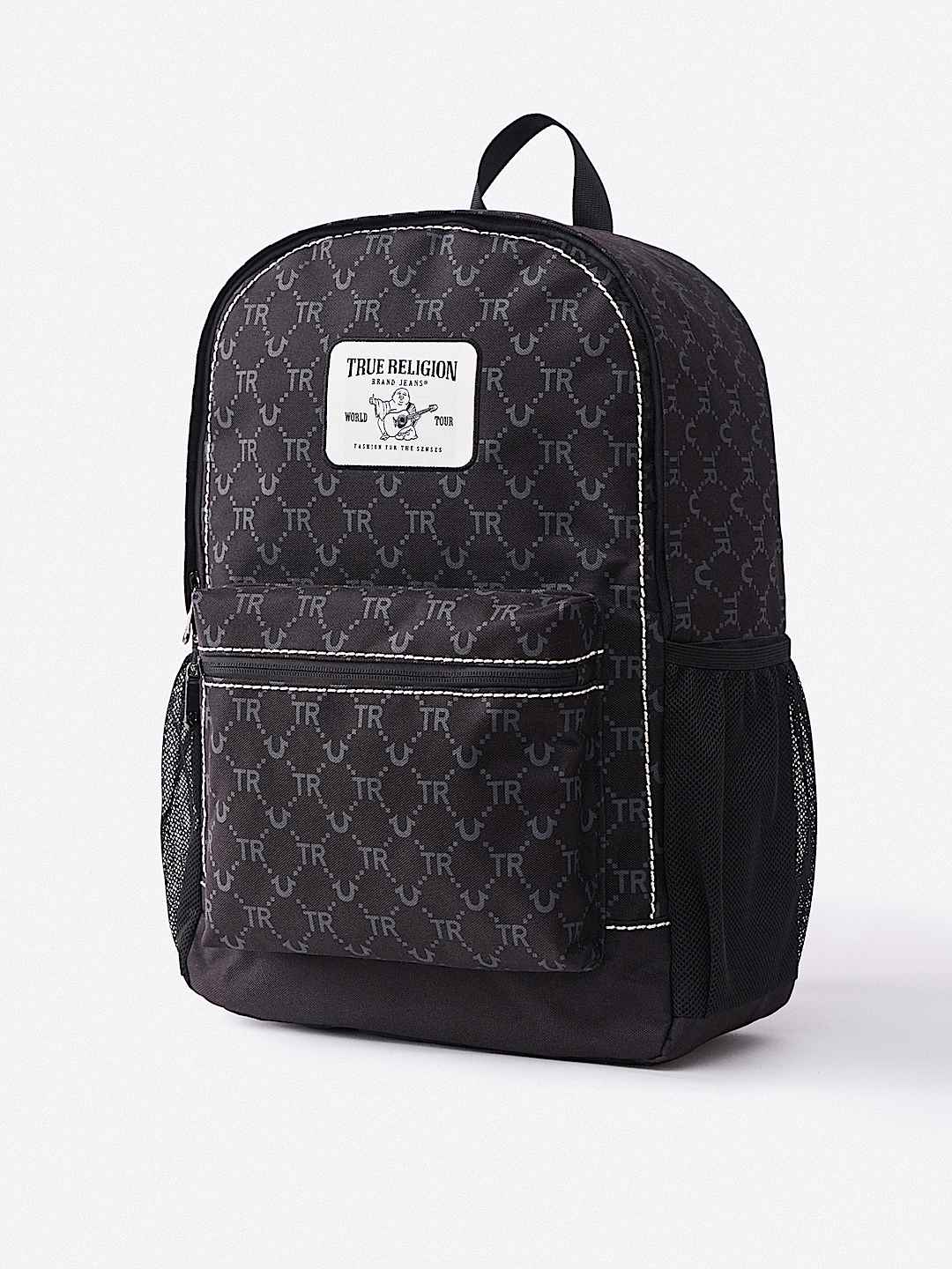 LOGO PATCH ALLOVER PRINT BACKPACK