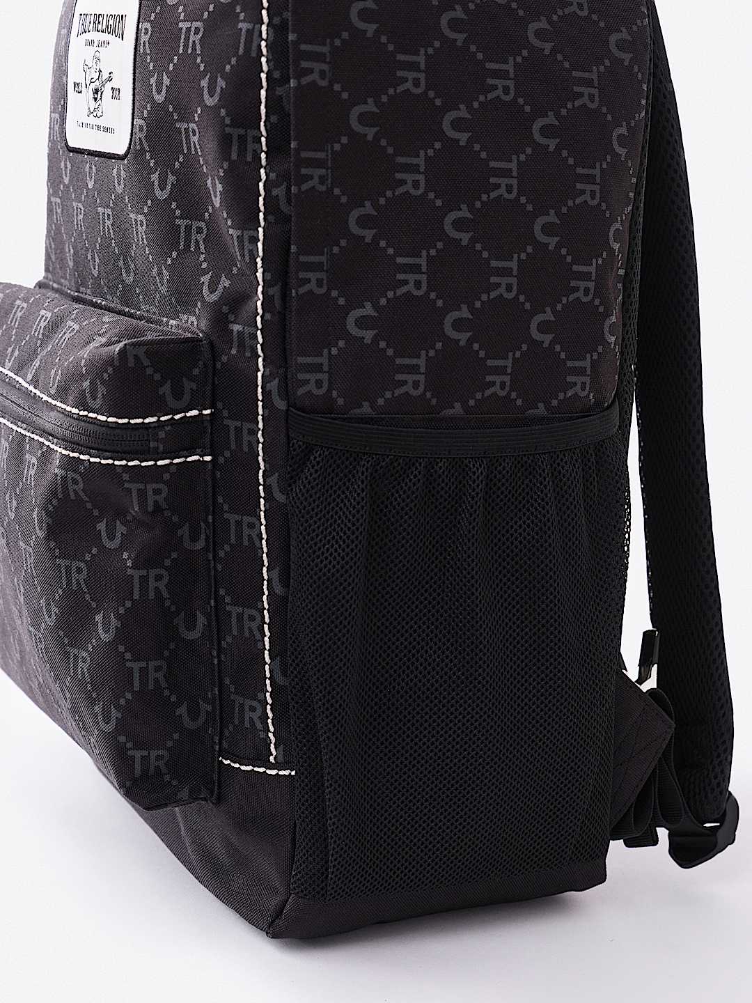 LOGO PATCH ALLOVER PRINT BACKPACK