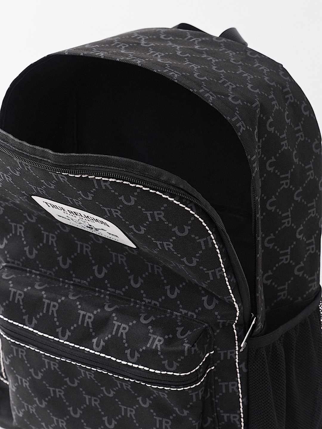LOGO PATCH ALLOVER PRINT BACKPACK