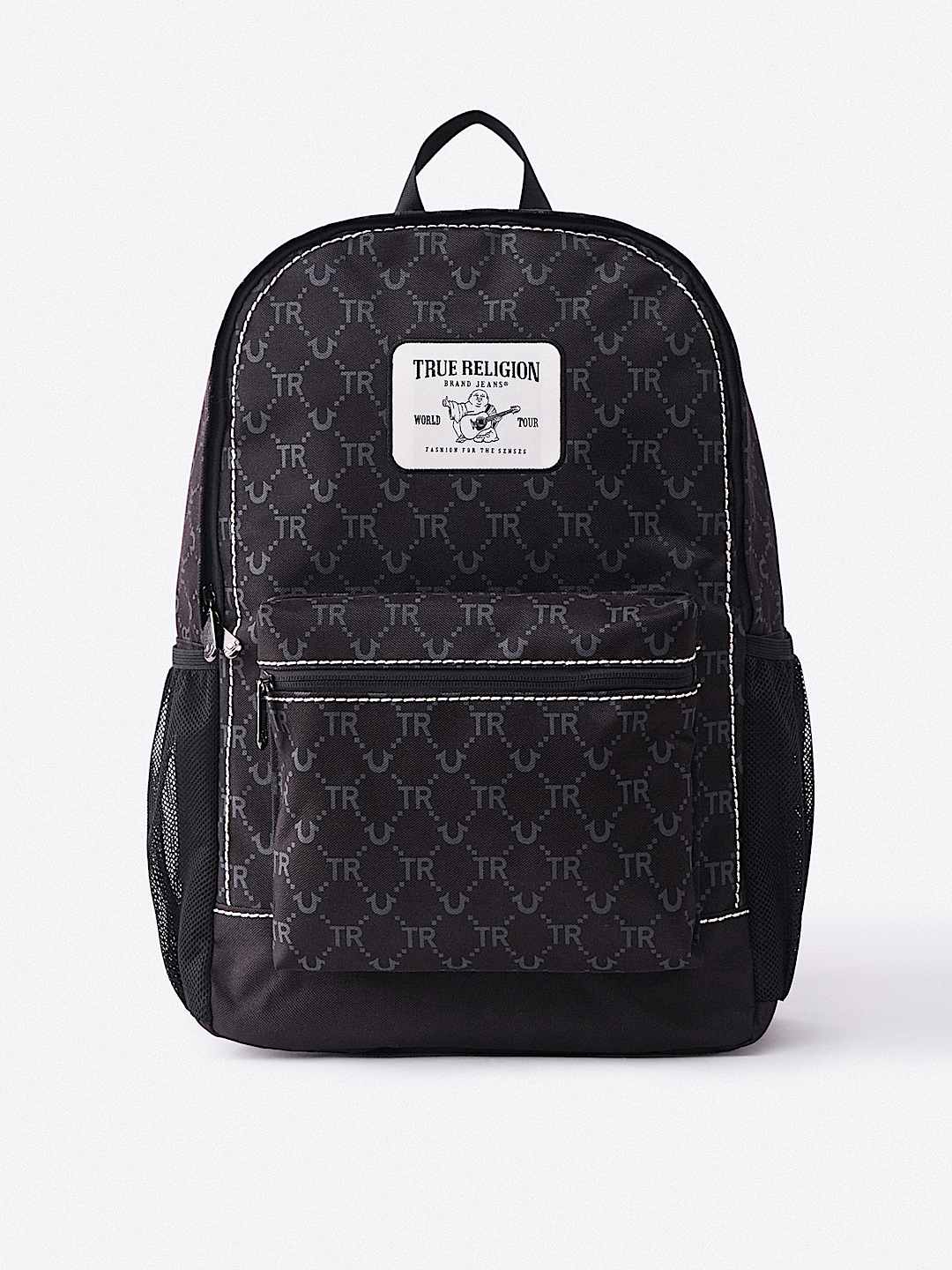 LOGO PATCH ALLOVER PRINT BACKPACK