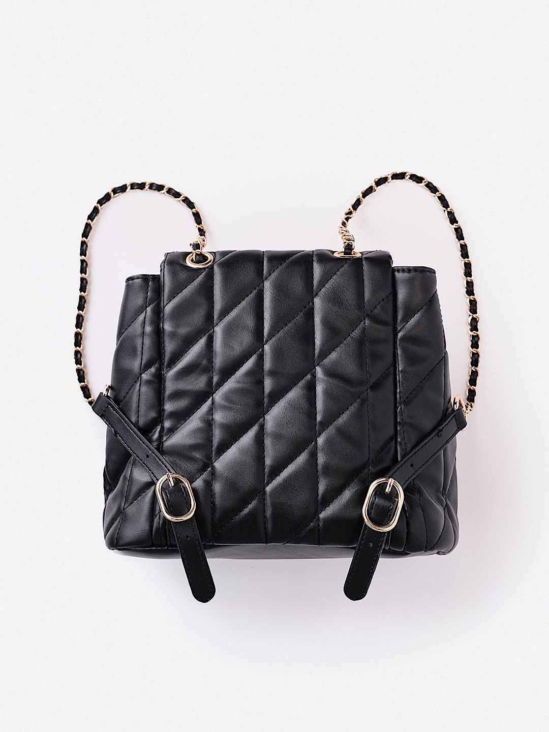 QUILTED HORSESHOE BAG