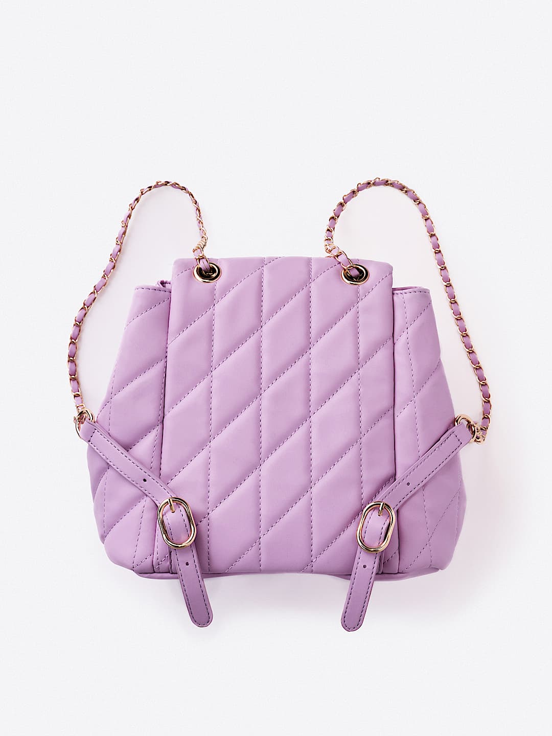 QUILTED HORSESHOE BAG