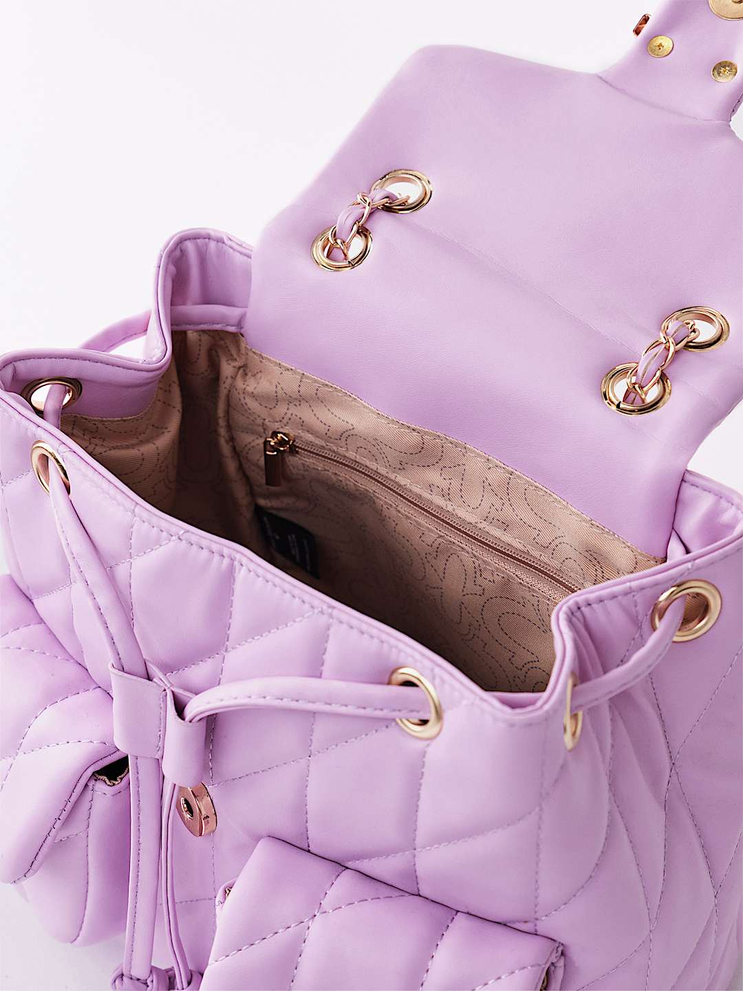 QUILTED HORSESHOE BAG