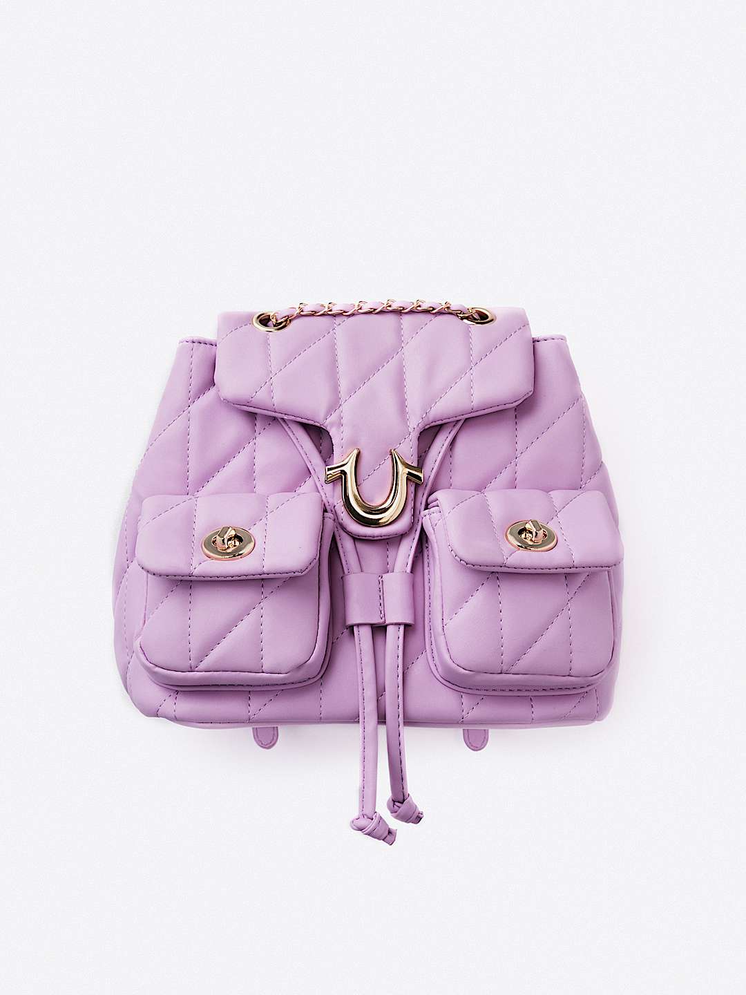 QUILTED HORSESHOE BAG