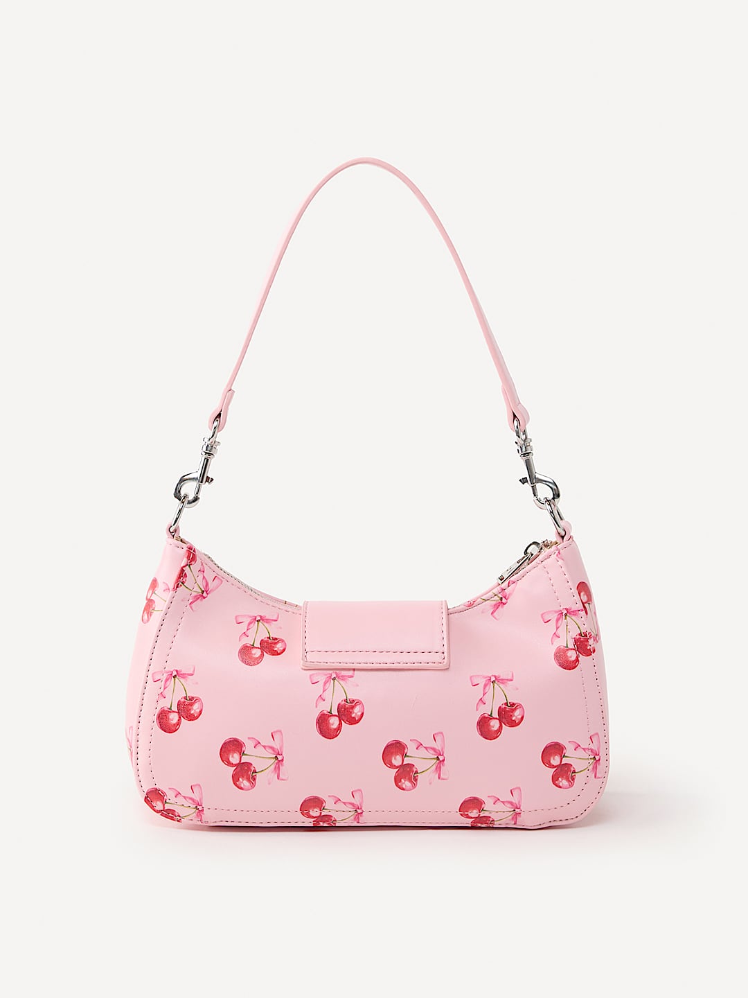 HORSESHOE CHERRY FLAP HANDBAG, image 2