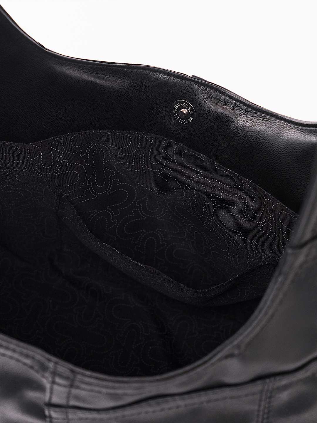 FAUX LEATHER HORSESHOE BAG